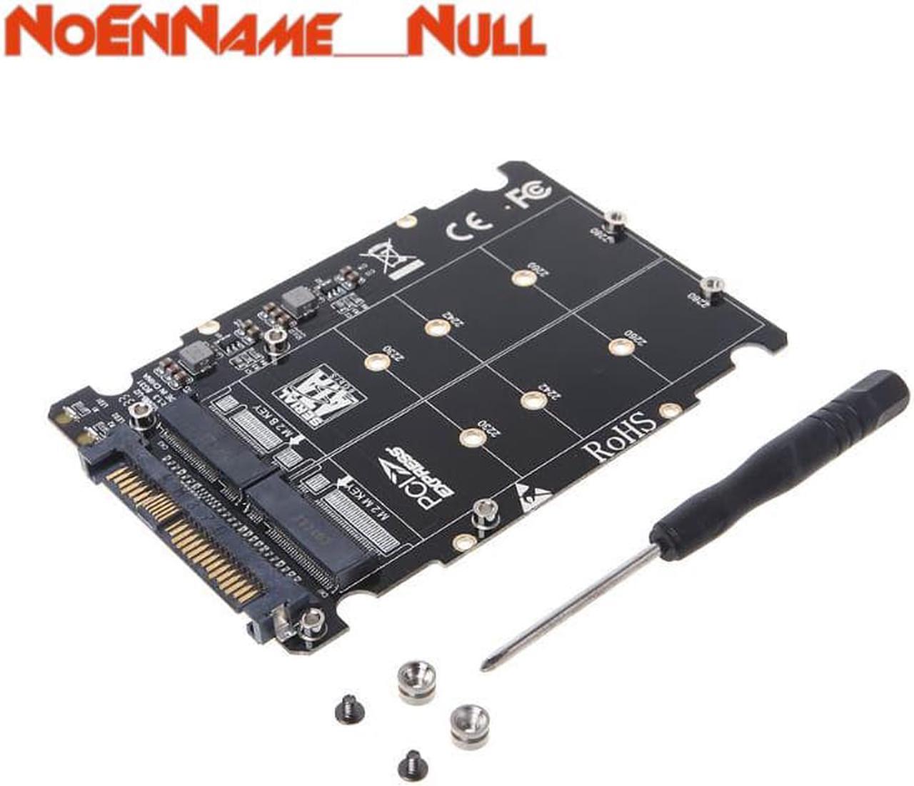 2 in 1 M.2 NVMe SATA Bus NGFF SSD to PCI e U.2 SFF 8639 Adapter PCIe M2 Converter Desktop Computer