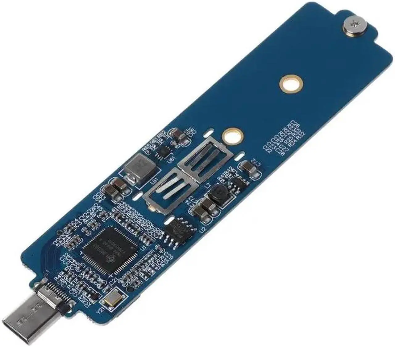 Alt view image 3 of 6 - Enclosure HDD Case M.2 PCIE NVMe SSD to USB 3.1 Type C Converter HDD Box Adapter Enclosure Case For M Key M2 SSD Hard Drive