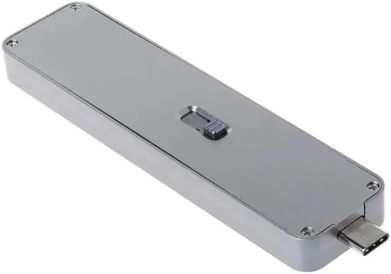 Alt view image 5 of 6 - Enclosure HDD Case M.2 PCIE NVMe SSD to USB 3.1 Type C Converter HDD Box Adapter Enclosure Case For M Key M2 SSD Hard Drive
