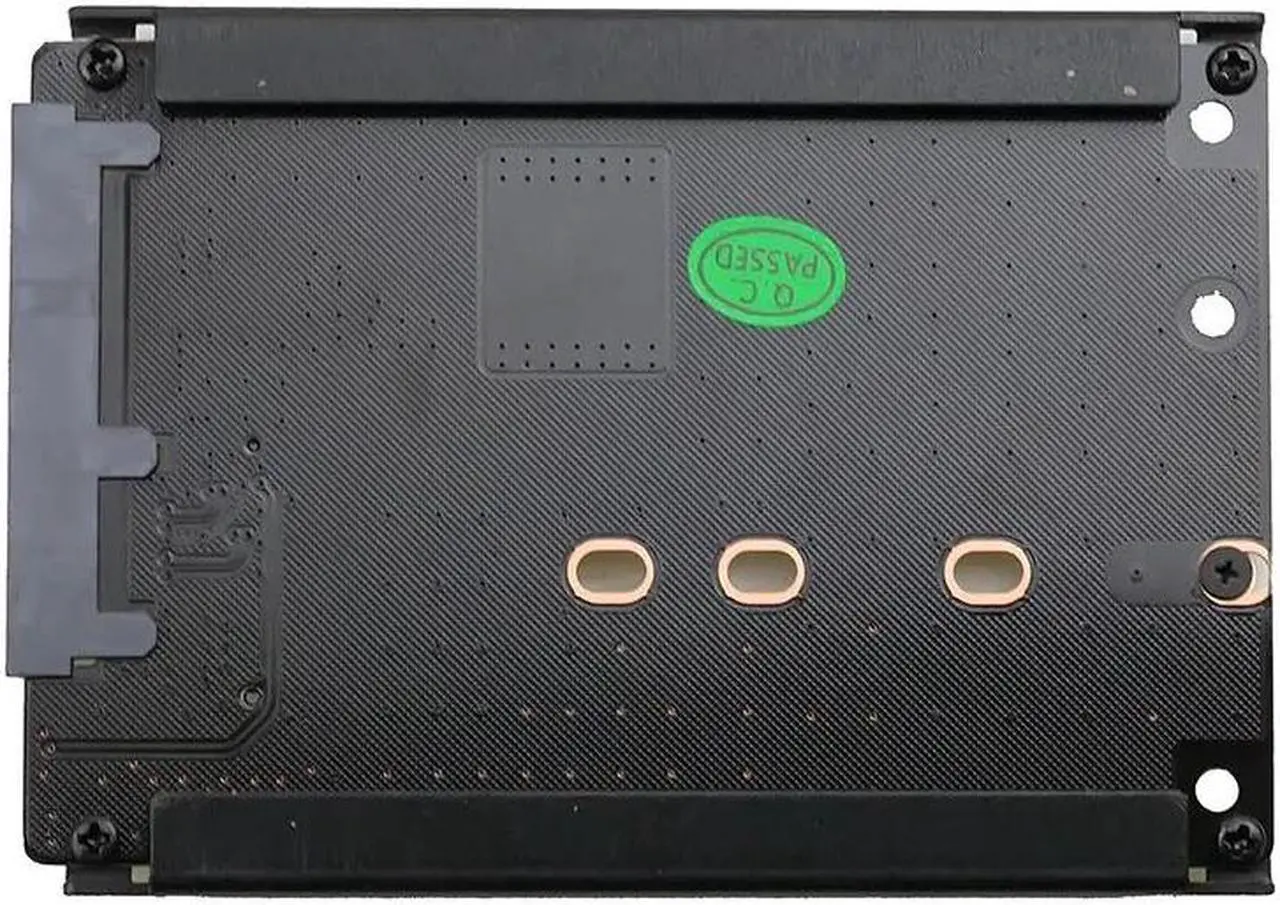 Alt view image 6 of 6 - Metal Case B+M Key M.2 NGFF SSD To 2.5 SATA 6Gb/s Adapter Card With Enclosure Socket M2 NGFF Adapter With 5 Screw
