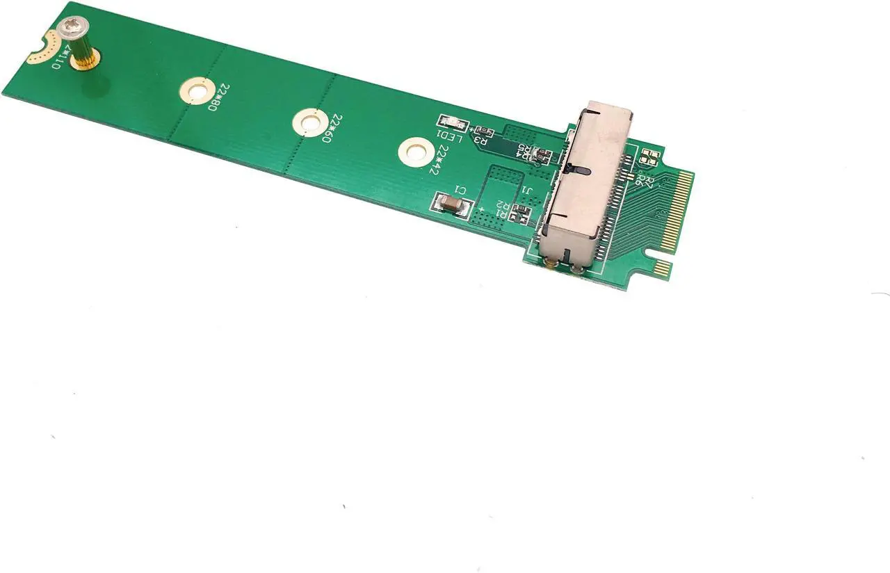 Alt view image 3 of 5 - PCIE X4 M.2 NGFF M Key Adapter Riser Converter Card To 2013 2014 2015 A1466 A1465 Air Mac Pro SSD Expansion Add on Card M2