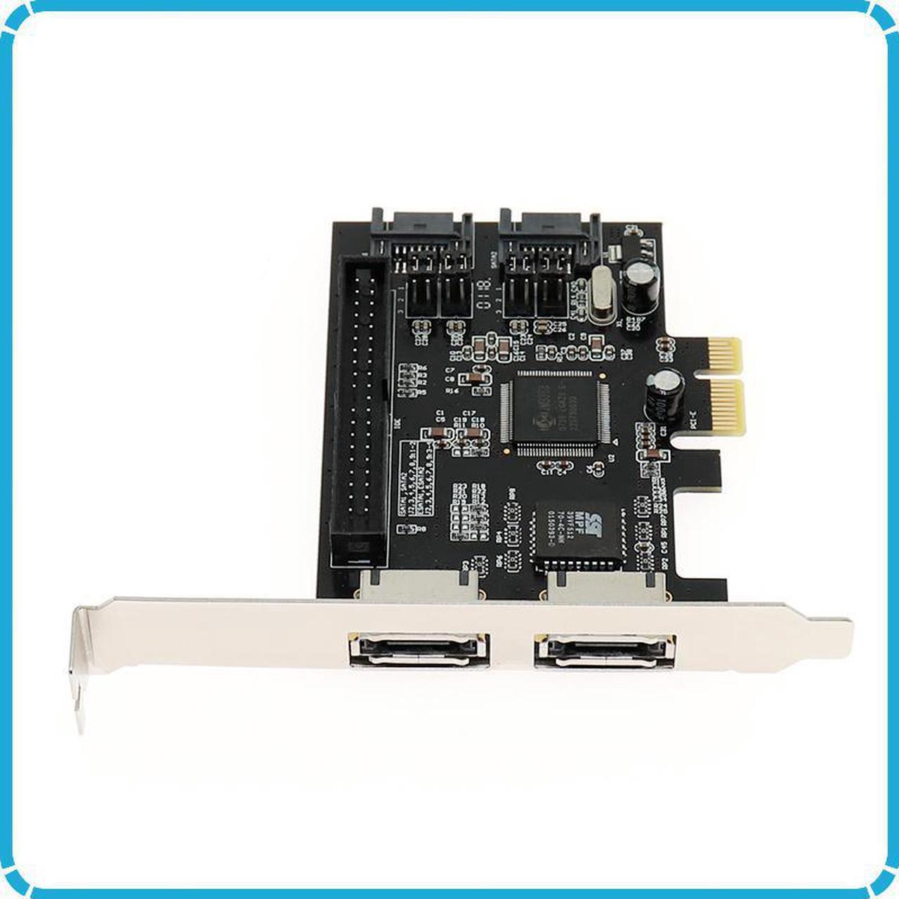 Combo 2 port SATA 2.0 + IDE + 2 port eSATA PCI-e PCI express RAID Controller Card SATA IDE PCI e Adapter Card