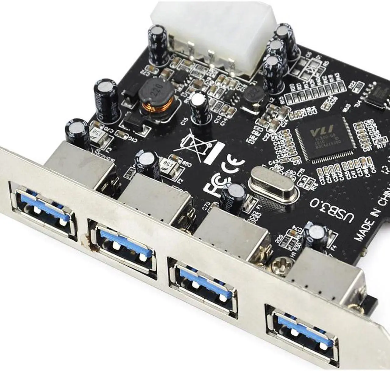 Main image of FAST USB 3.0 PCI E PCIE 4 PORTS Express Expansion Card Adapter