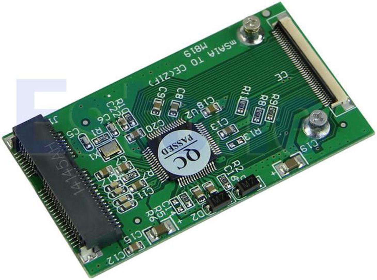 Mini PCI-E mSATA SSD To 40pin 1.8" ZIF Cable Adapter Card