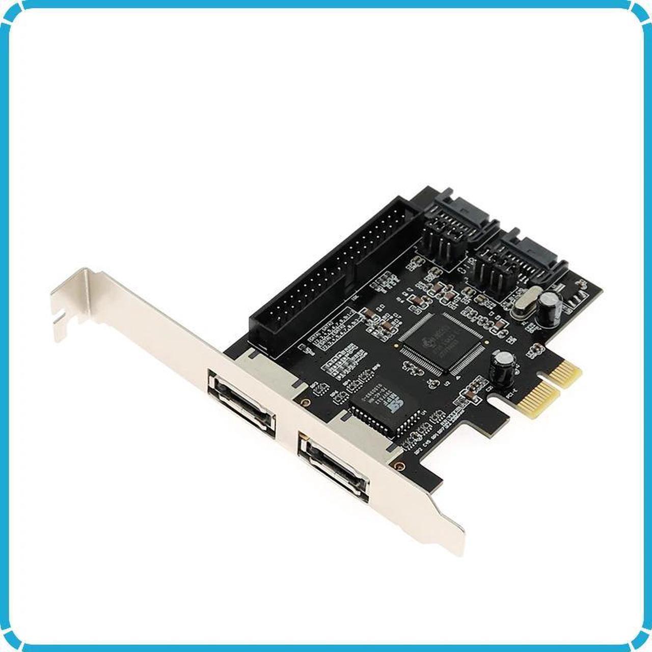Main image of Combo 2 port SATA 2.0 + IDE + 2 port eSATA PCI-e PCI express RAID Controller Card Adapter PCI-e IDE SATA Card
