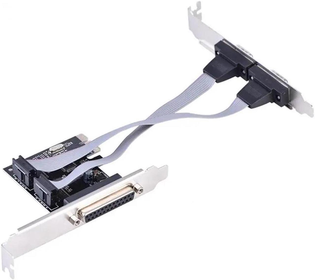 Alt view image 6 of 6 - PCI-E to 2 Serial Ports 9 Pins COM Interface IPC Expansion Card Port Adapter Card