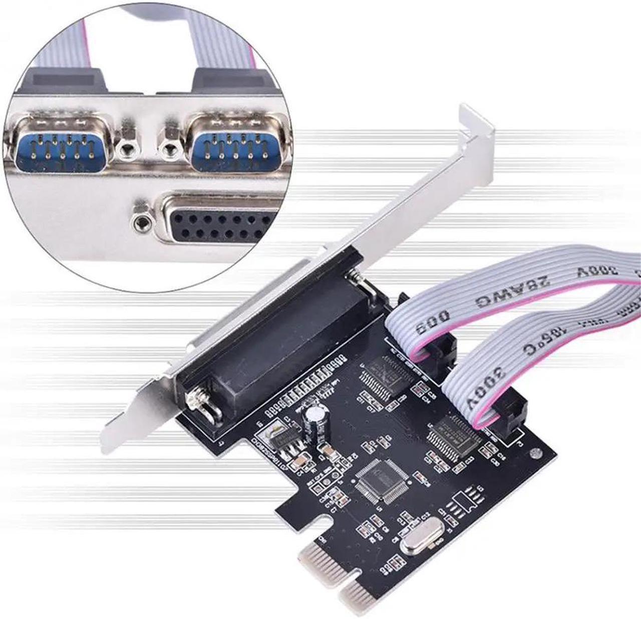 Alt view image 4 of 6 - PCI-E to 2 Serial Ports 9 Pins COM Interface IPC Expansion Card Port Adapter Card