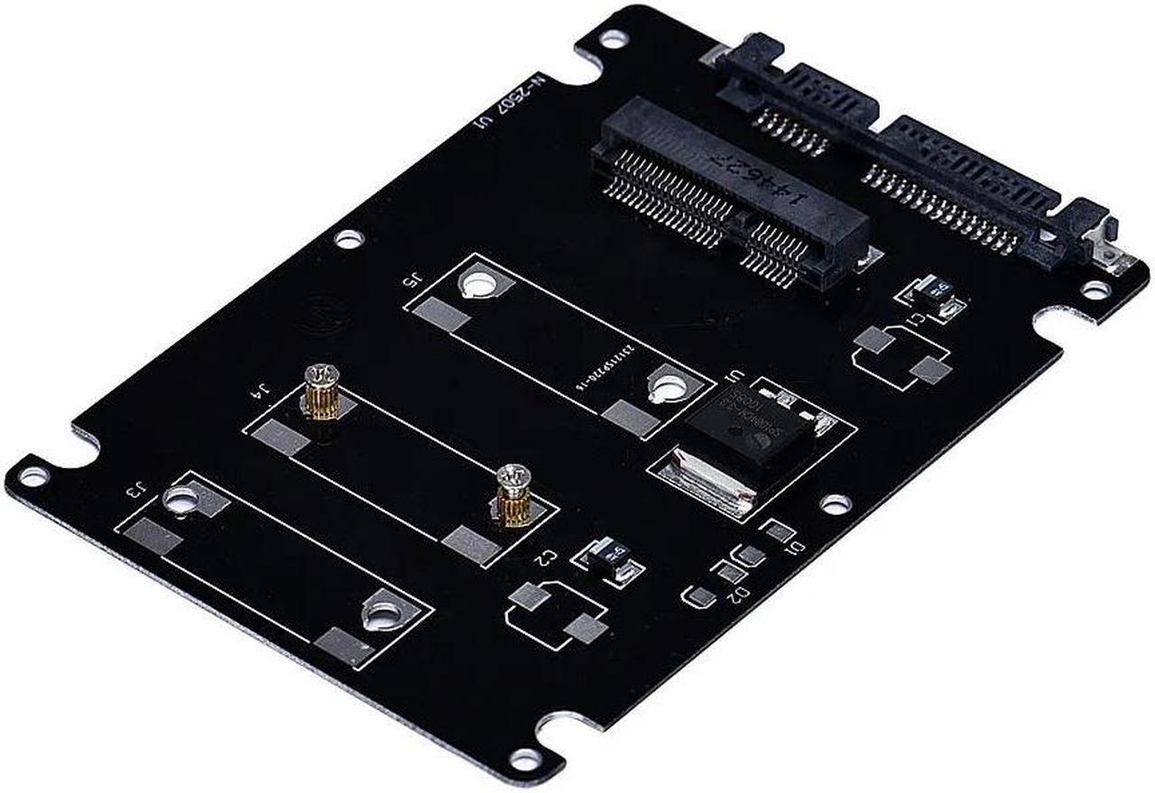 Alt view image 3 of 3 - advanced adapter Mini pcie mSATA SSD To 2.5Inch SATA3 Adapter Card With Case 2018 1PC