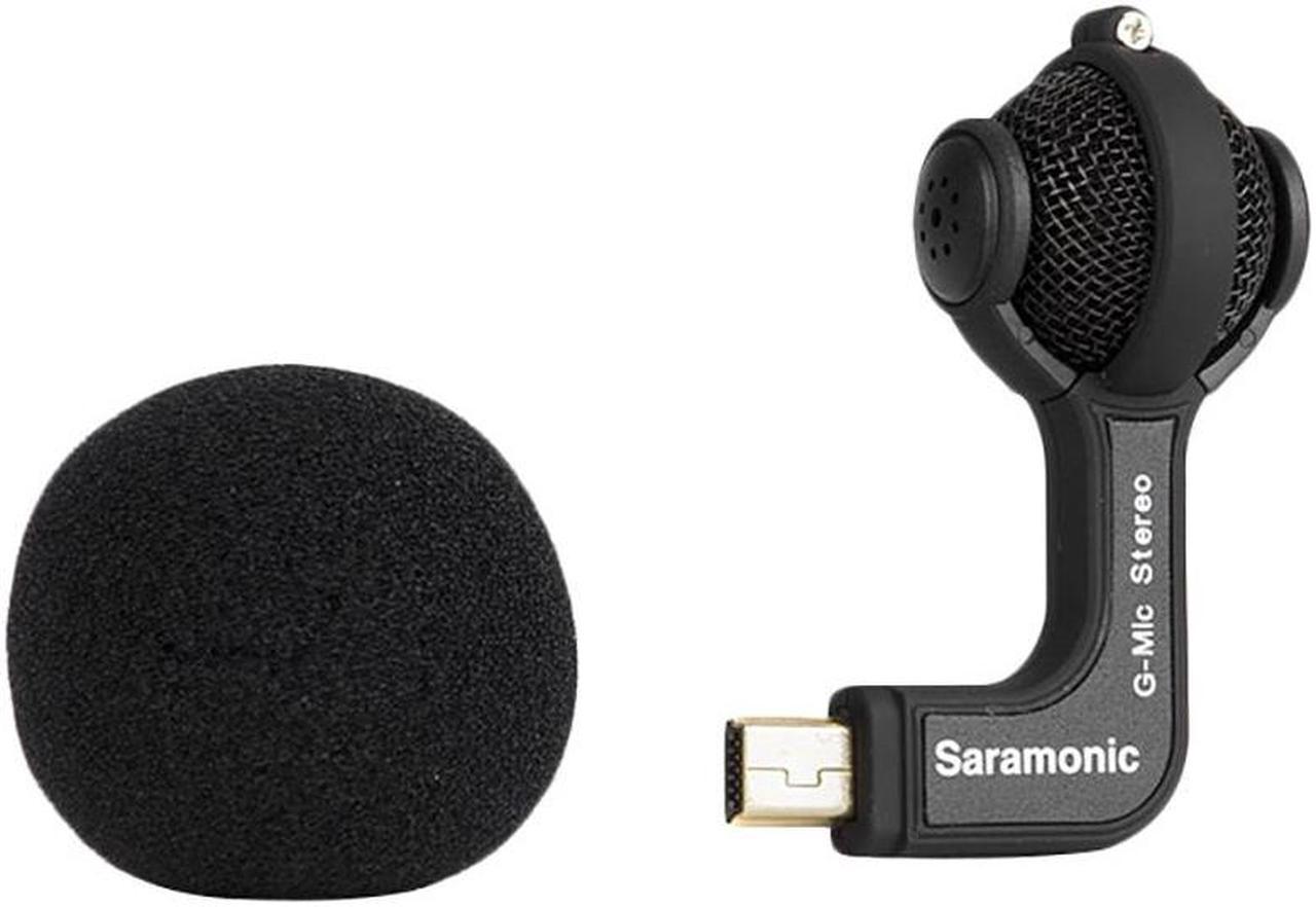 Saramonic G Mic for Gopro Mic Accessories Mini Dual Stereo Ball Professional Microphone for Gopro Hero4 Hero3+ Hero3 Acti