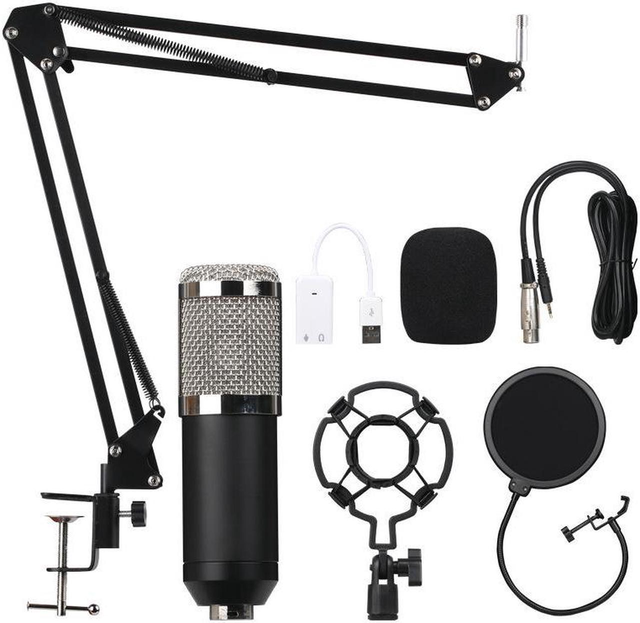 B.BMIC Bm800 Condenser Microphone Sound Recording Bm 800 Microphone Ktv Karaoke Microphone Set Mic with Stand for Computer