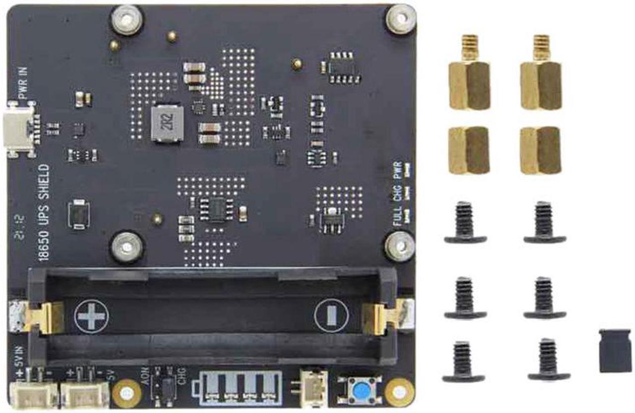 18650 Lithium Battery UPS Expansion Board X703 V1.2 Uninterruptible Power Supply Module for Raspberry Pi 4B