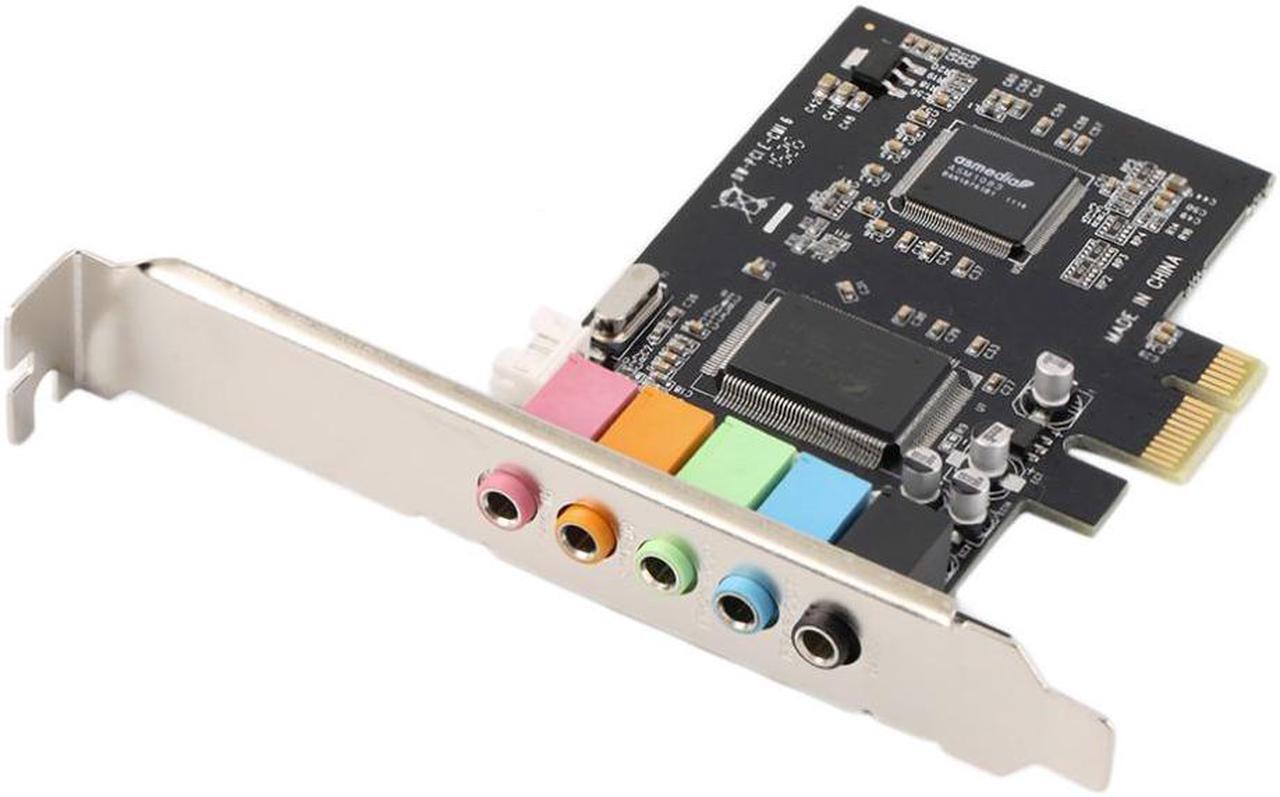 Main image of PCI-E x1 CMI8738 Chipset Audio Digital Sound Card Solid capacitors PCIe sound card 5.1