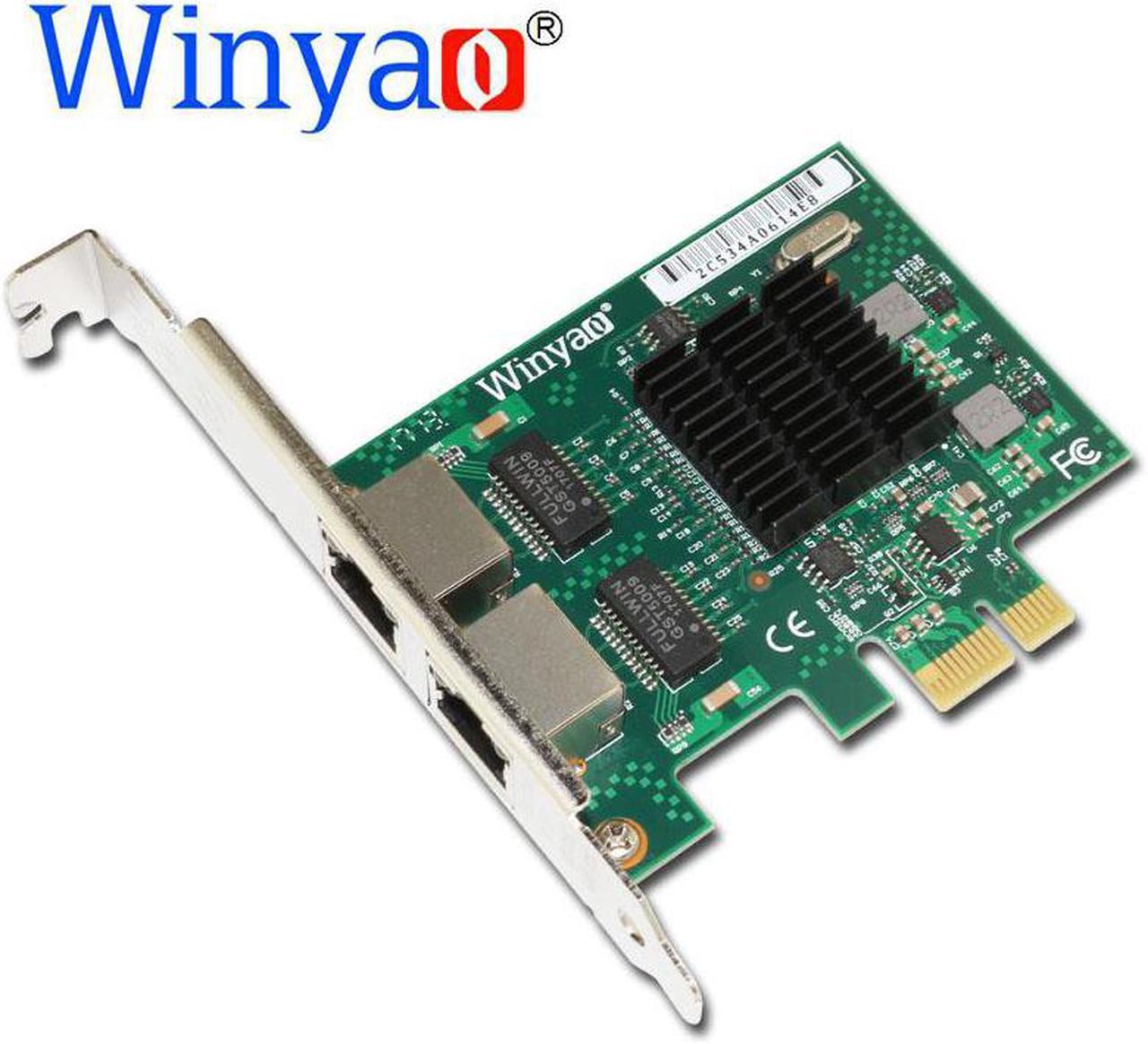 E575T2 Dual-port PCI-E X1 Gigabit Ethernet Network Card 10/100/1000Mbps LAN Adapter Controller Wired 82575 E1G42ET