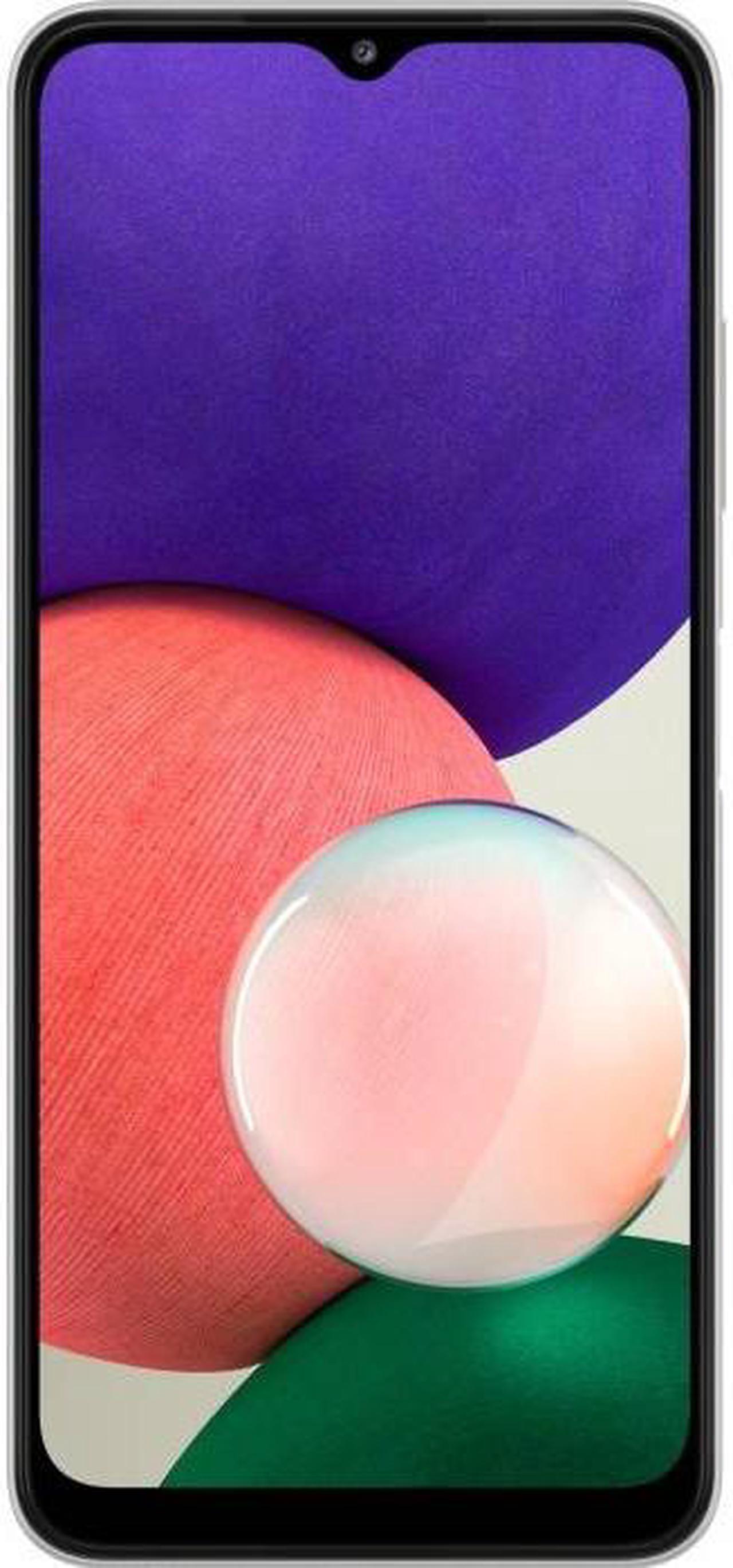 Alt view image 2 of 3 - Samsung Galaxy A22 (5G), 6.6" FHD+ Display, 128GB + 4GB RAM, 48MP Camera, Dual SIM, (GSM only | No CDMA) Factory Unlocked 5G Smartphone  (White) - International Version