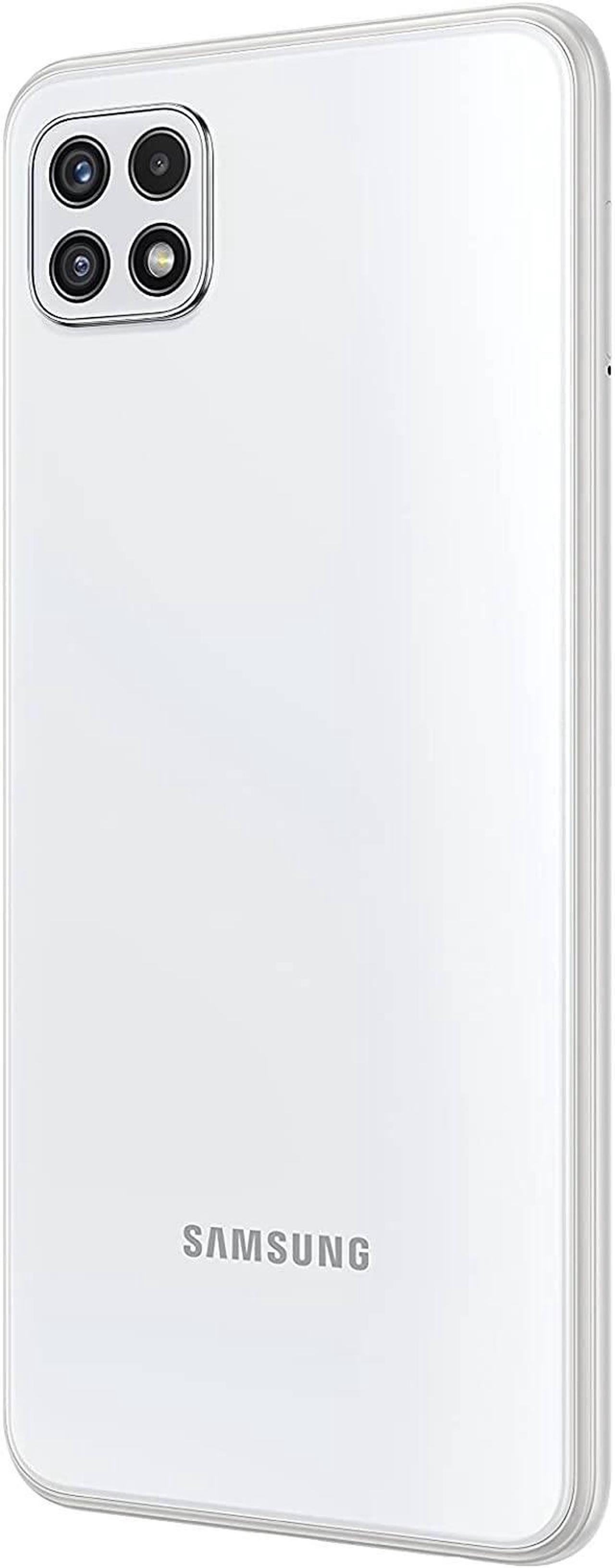 Alt view image 3 of 3 - Samsung Galaxy A22 (5G), 6.6" FHD+ Display, 128GB + 4GB RAM, 48MP Camera, Dual SIM, (GSM only | No CDMA) Factory Unlocked 5G Smartphone  (White) - International Version