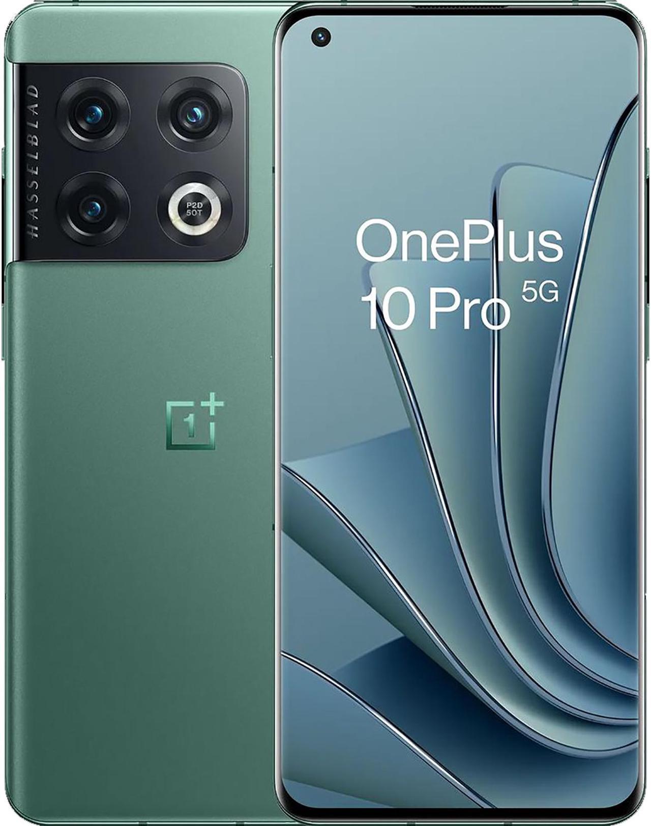 OnePlus 10 Pro Dual-Sim 256GB ROM + 8GB RAM (GSM | CDMA) Factory Unlocked 5G SmartPhone (Emerald Forest) - International Version