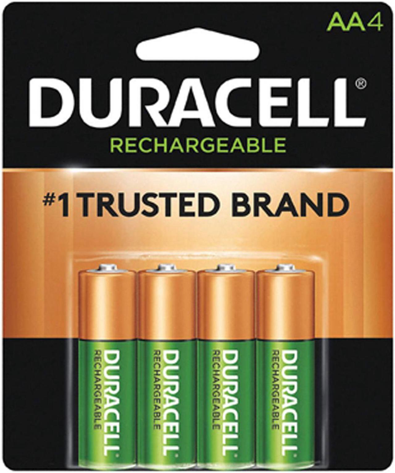 4 x AA Duracell Rechargeable (DX1500) Batteries (2500 mAh)