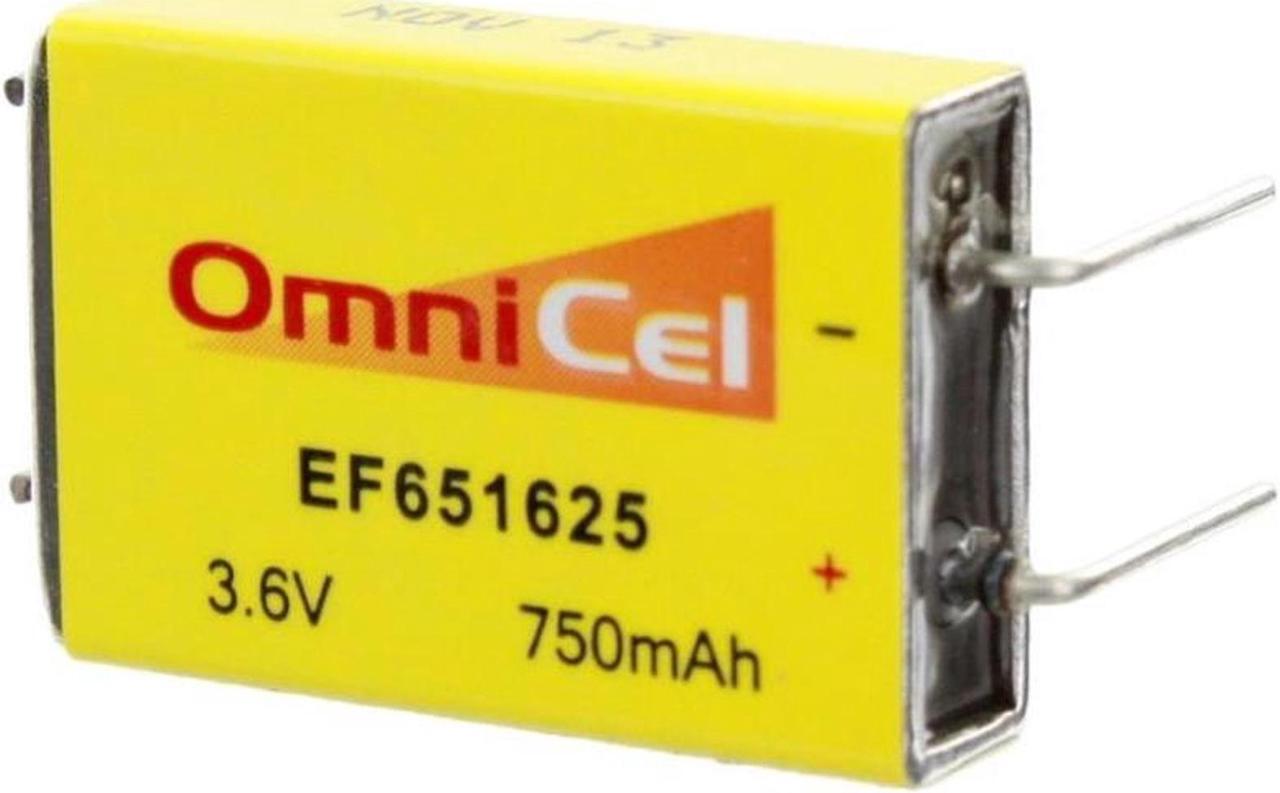 Main image of OmniCel 3.6V 750 mAh (EF651625 / LTC-7PN)  Prismatic High Energy Lithium Battery
