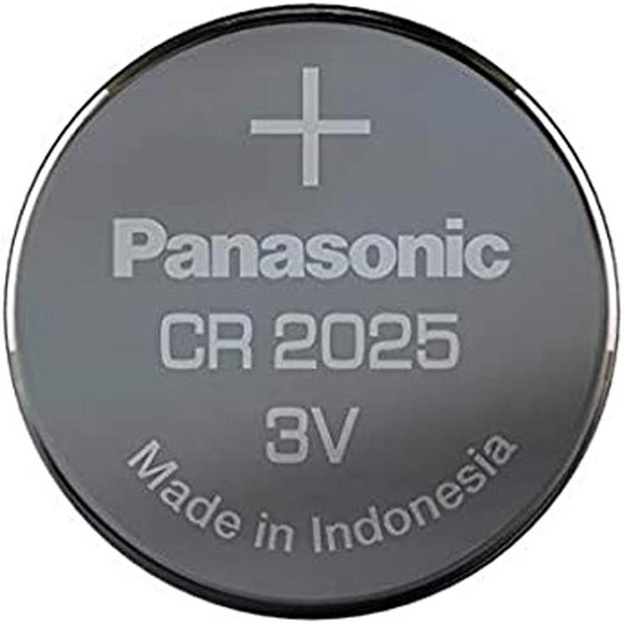 25 x CR2025 Panasonic 3 Volt Lithium Coin Cell Batteries