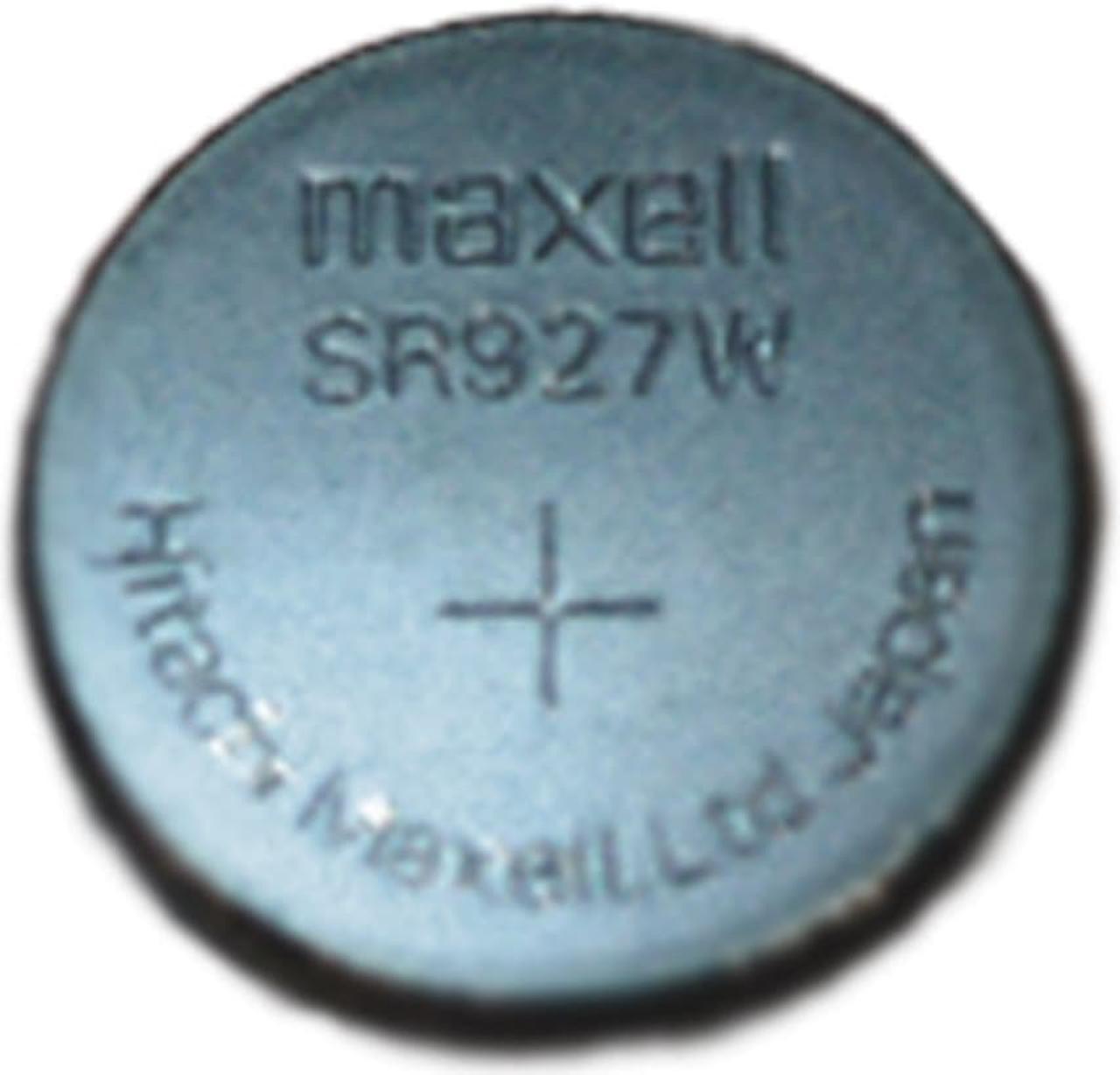 10 x Maxell SR927W (AG7 395 399 927 LR926 LR927 LR57) Silver Oxide Button Batteries