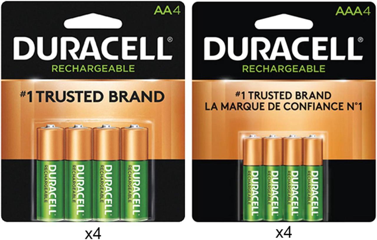 16 AA (2500 mAh) + 16 AAA (900 mAh) Duracell Rechargeable Battery Combo