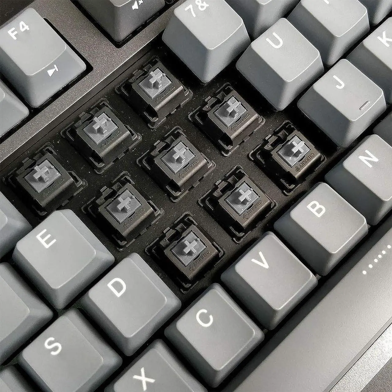 Alt view image 17 of 20 - Durgod Taurus K320 TKL Mechanical Gaming Keyboard - 87 Keys - Double Shot PBT - NKRO - USB Type C (Cherry Brown, Space Grey)