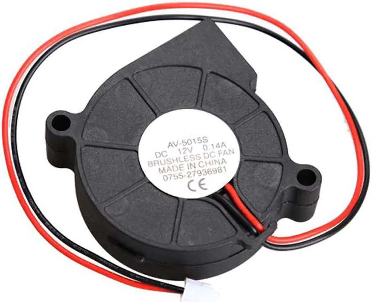 Main image of Brushless DC Blower Fan Ultra Quiet Cooling Fan 2 Wires 5015S 12V 0.14A 50x15mm VDX99