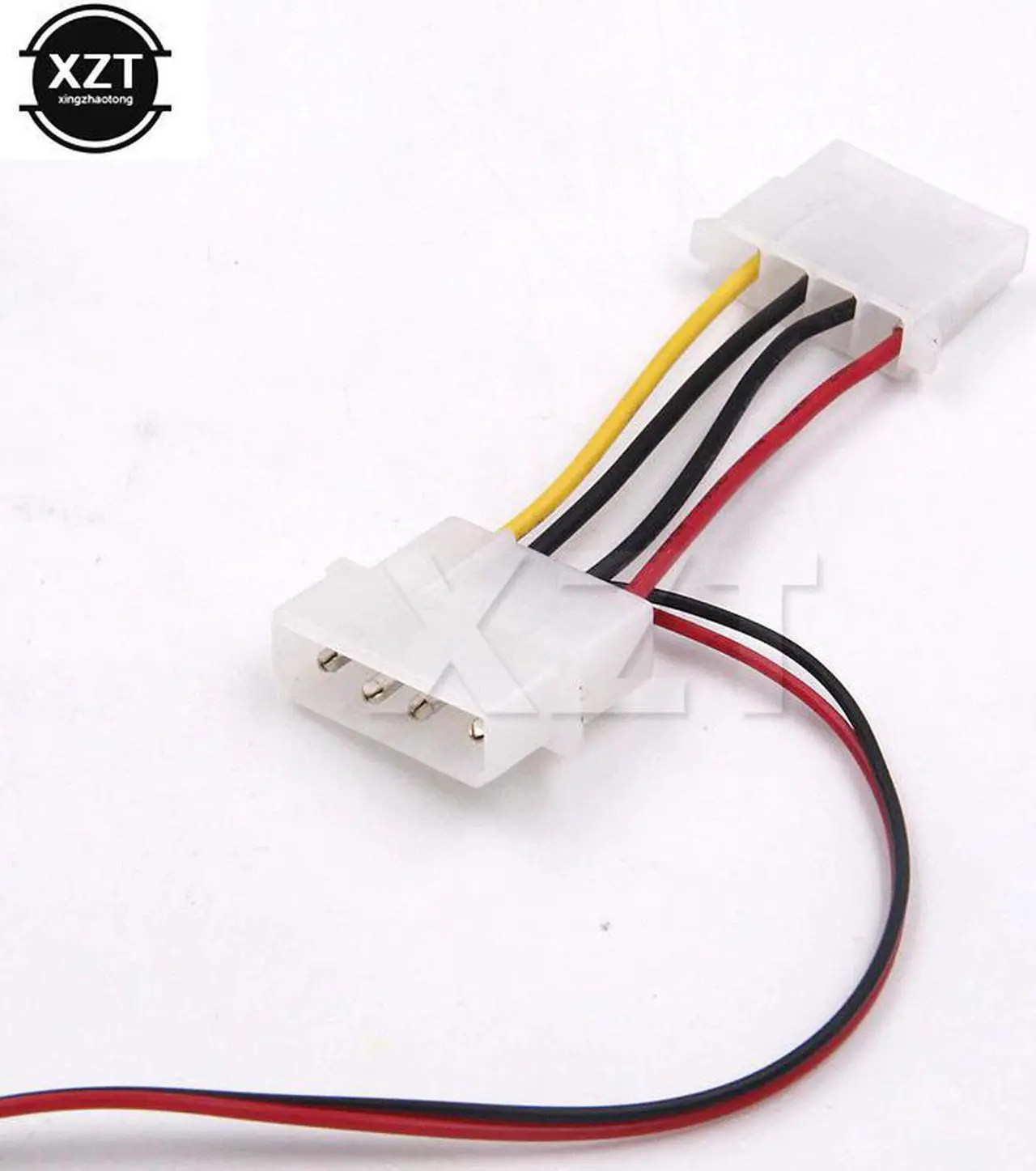 Alt view image 5 of 5 - PC Computer CPU Fan 80mm Cooling Fan with Blue Led Light 8025 8cm Silent DC 12V LED Luminous Chassis Molex 4D plug Axial fan 80 x 80 x 25 mm
