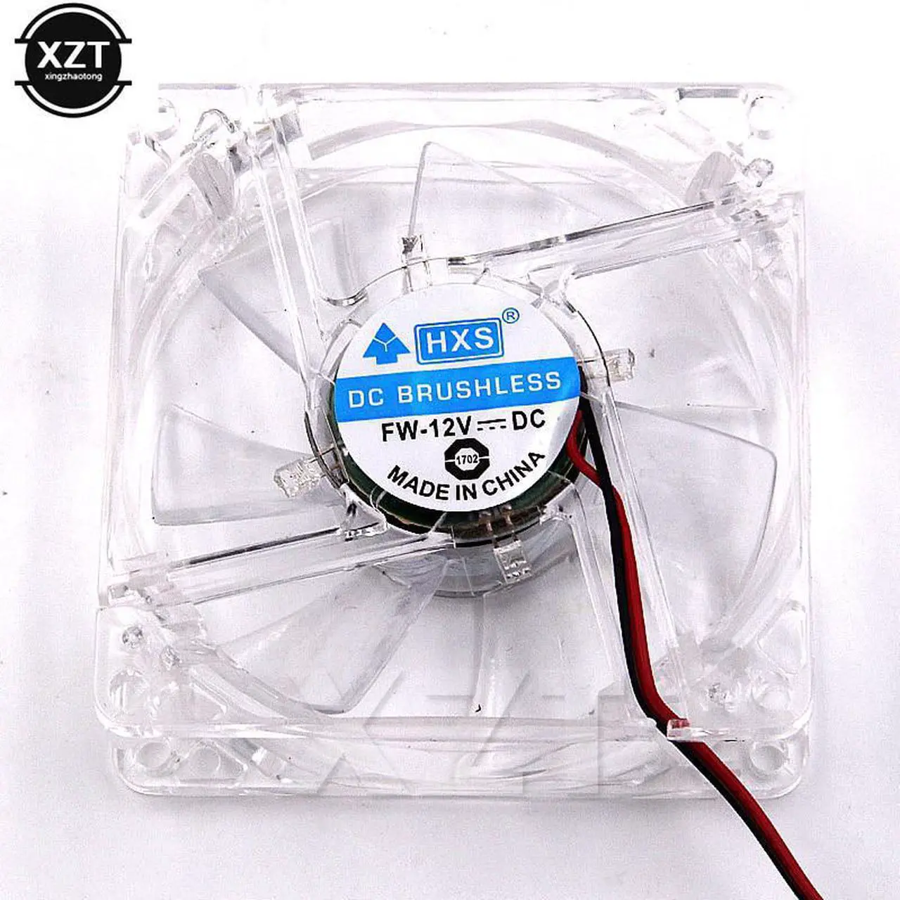 Main image of PC Computer CPU Fan 80mm Cooling Fan with Blue Led Light 8025 8cm Silent DC 12V LED Luminous Chassis Molex 4D plug Axial fan 80 x 80 x 25 mm