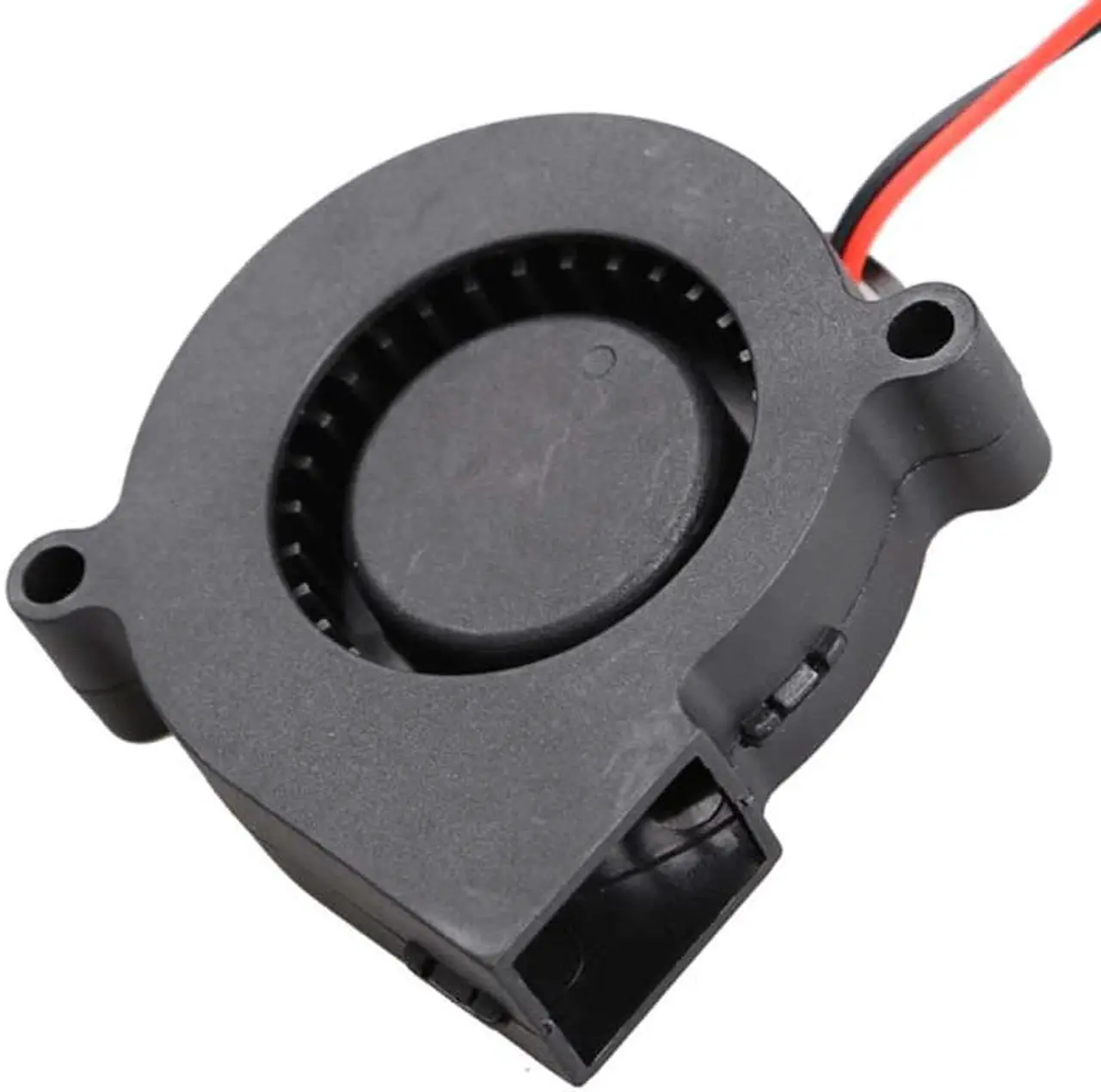 Alt view image 5 of 6 - Brushless DC Blower Fan Ultra Quiet Cooling Fan 2 Wires 5015S 12V 0.14A 50x15mm VDX99