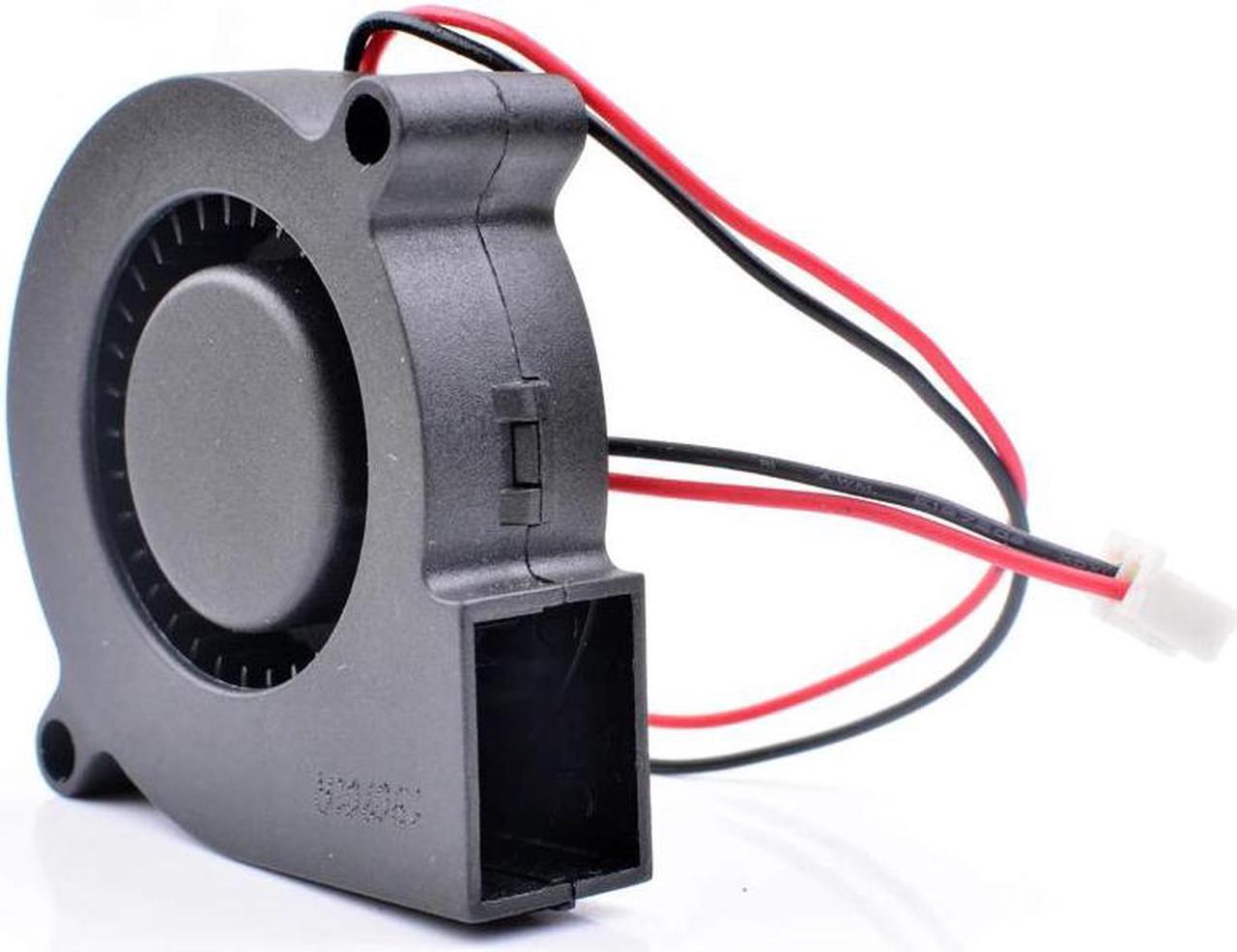 Alt view image 2 of 4 - ANCHAOPU SF5015SL 5cm 5015 12V 0.06A Very quiet humidifier built in blower cooling fan