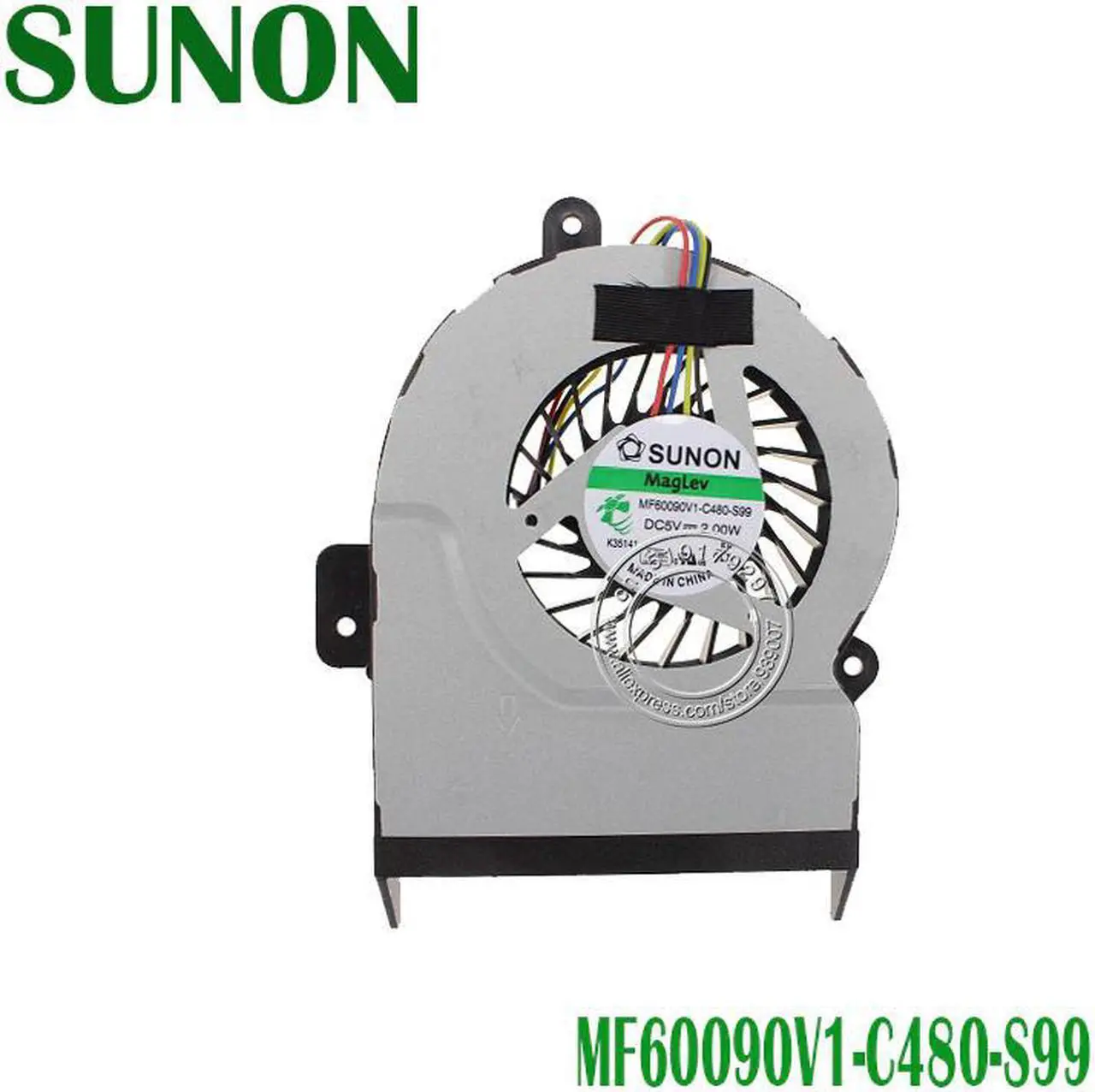 Main image of Laptop cpu cooling fan for ASUS K55 K55A K55X K55V X55 X55A X55U X55C cpu fan MF60090V1 C480 S99 KSB06105HB CB37