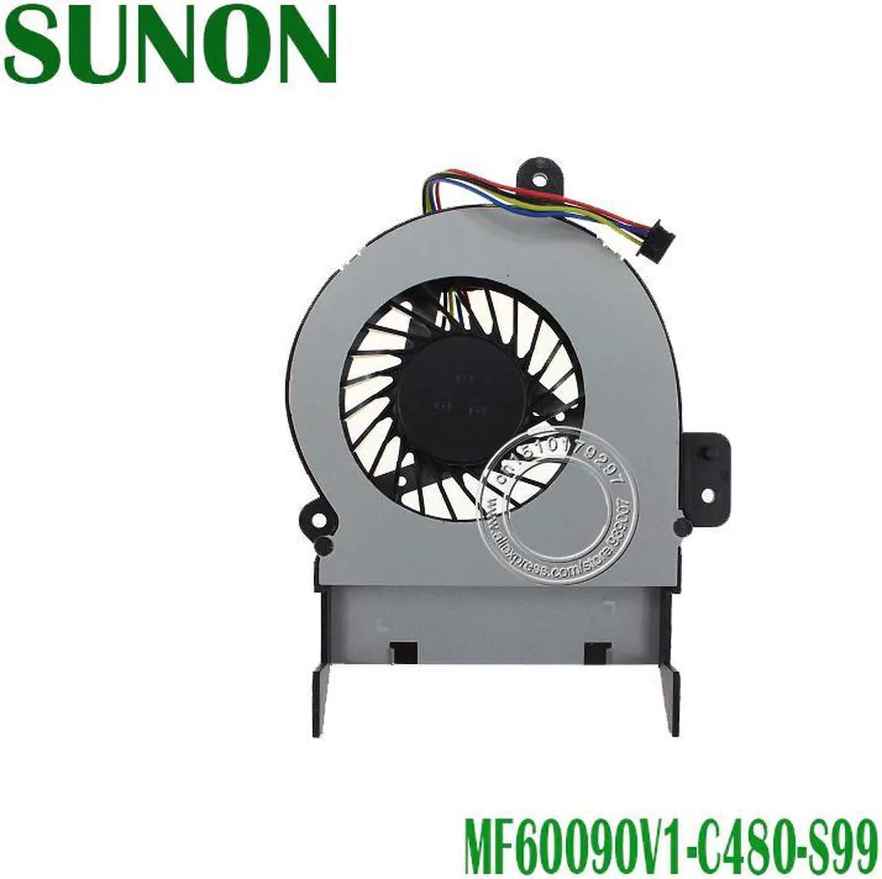 Alt view image 2 of 2 - Laptop cpu cooling fan for ASUS K55 K55A K55X K55V X55 X55A X55U X55C cpu fan MF60090V1 C480 S99 KSB06105HB CB37