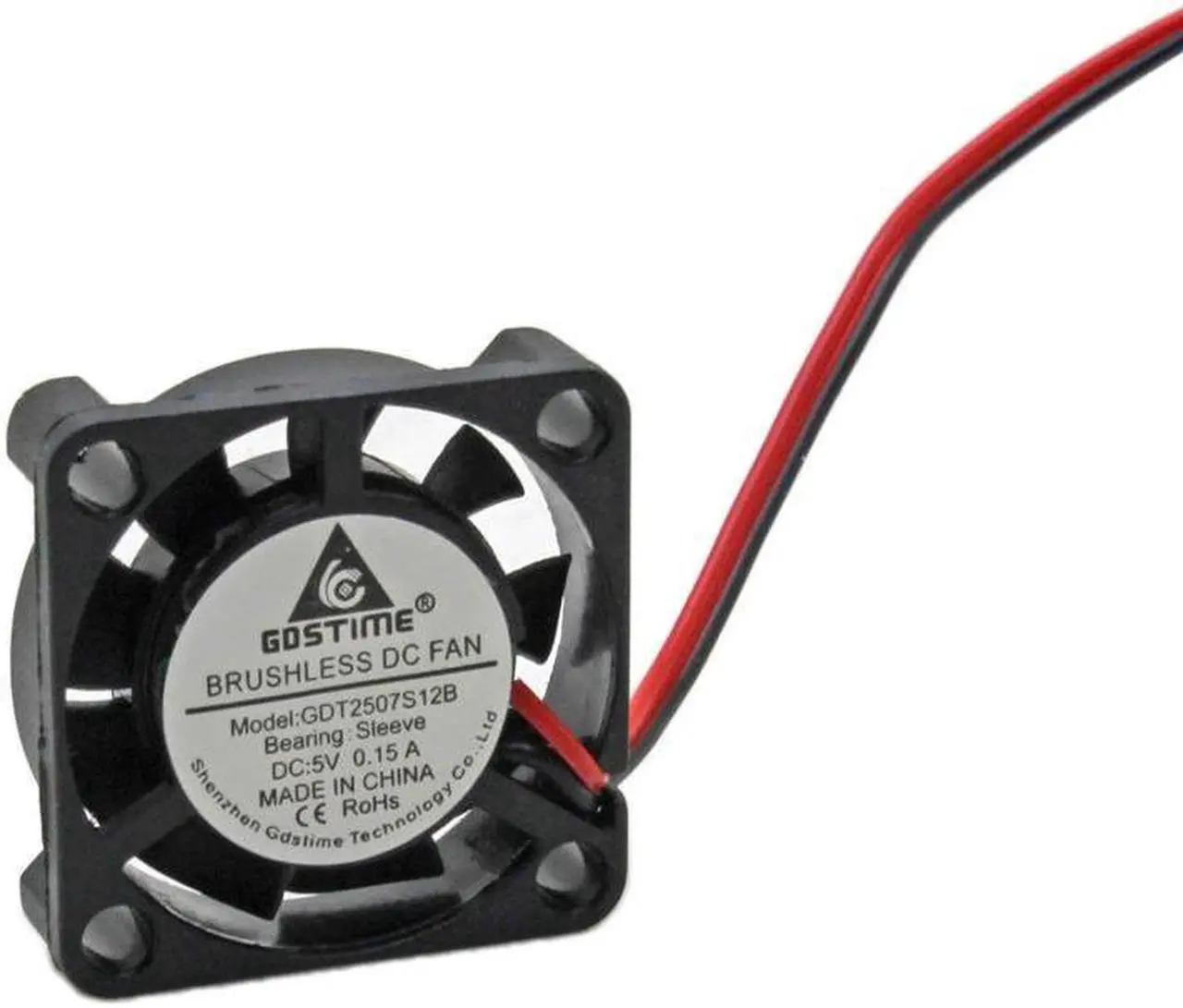 Alt view image 3 of 6 - 3pcs/lot 25x25x7mm 2507 mini fan 5V Brushless DC Fans Cooling FAN cooler for Electronic 3D printer heat dissipation