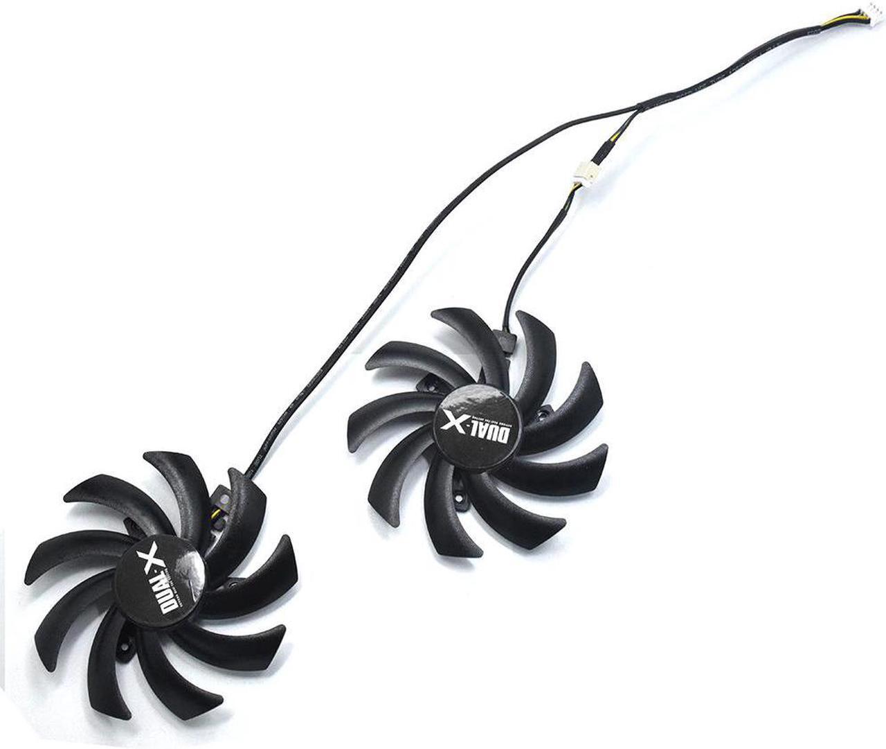 Alt view image 3 of 4 - 85mm FD7010H12S 4Pin Dual Cooler Fan Replace For Sapphire R9 270X 280X HD7870 HD7950 HD7850 HD6850 Graphics Card Cooling Fans