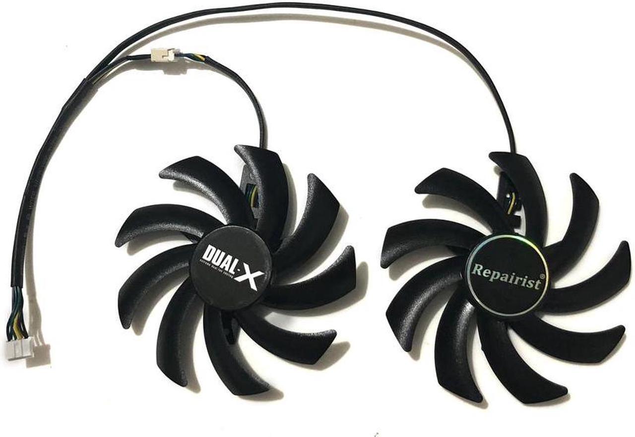 Alt view image 4 of 5 - 86mm FD7010H12S 4Pin Dual Cooler Fan For Sapphire R9 270X 280X HD7870 HD7950 HD7850 HD6850 Graphics Card Cooling