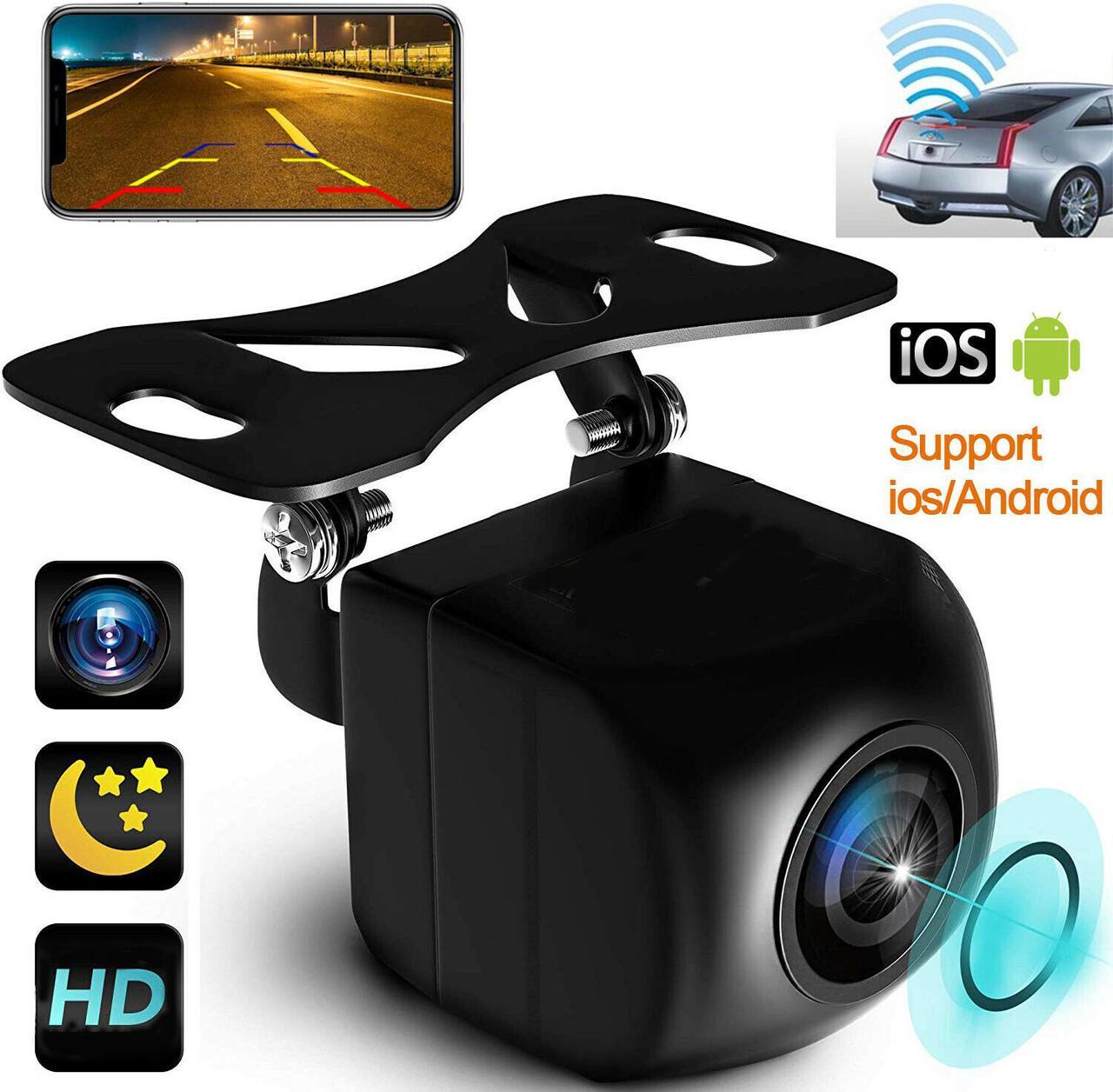 150°WiFi Wireless Car Rear View Cam Backup Reverse Camera For iPhone Android ios