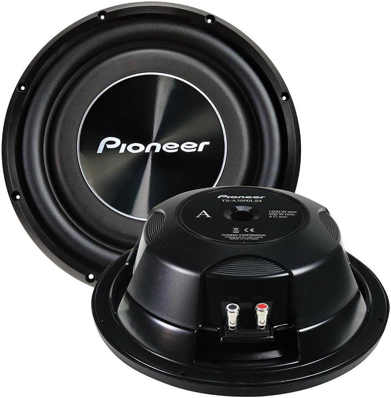 Alt view image 4 of 13 - Pioneer TS-A3000LS4 12" Shallow Mount Single 4-ohm Car Subwoofer 1,500 Watts