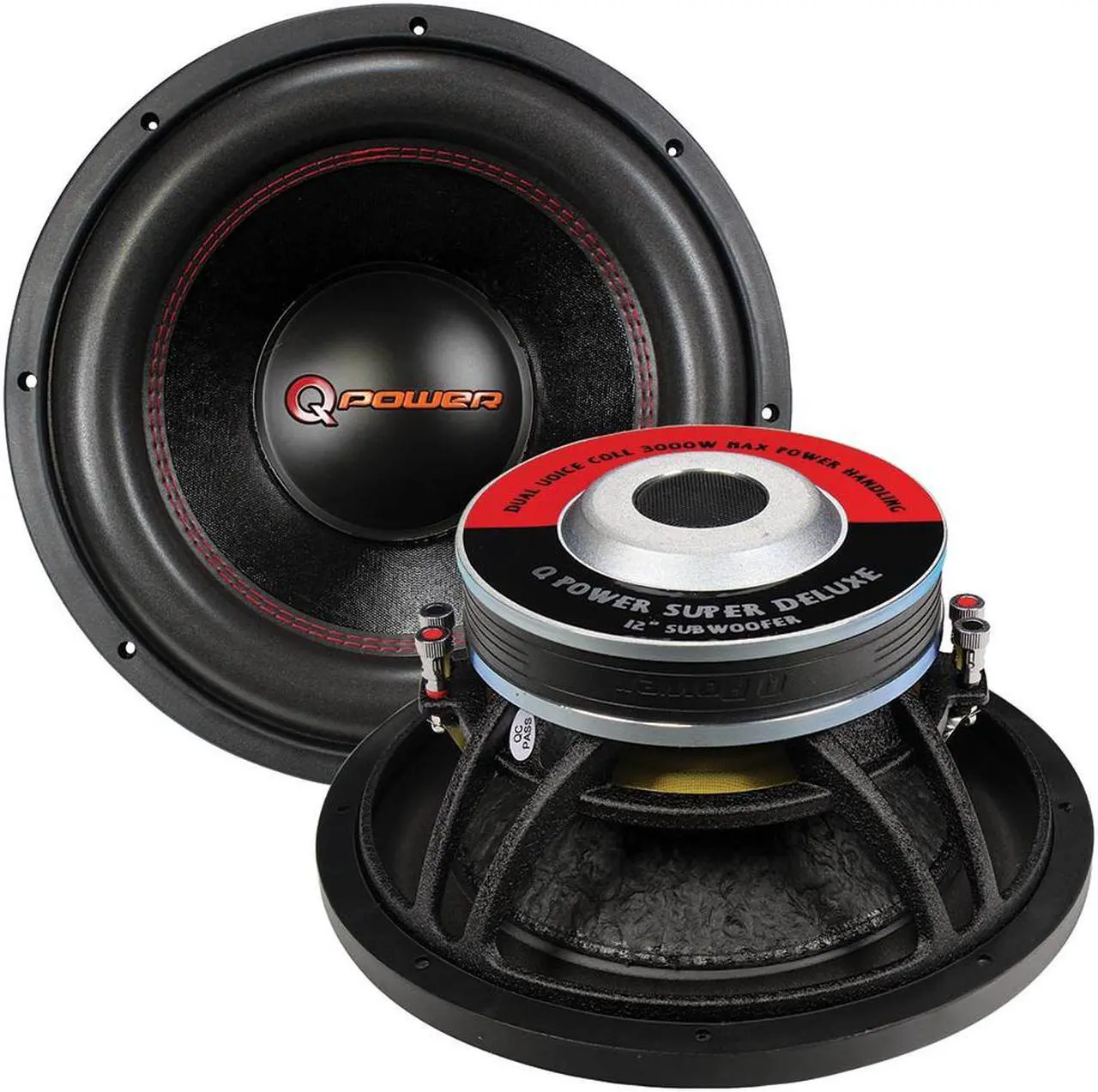 Alt view image 5 of 13 - QPOWER QPF12DSUPER Qpower*SUPER DELUXE QP12* 12 Woofer Super Heavy Duty Woofer 3000 Watts