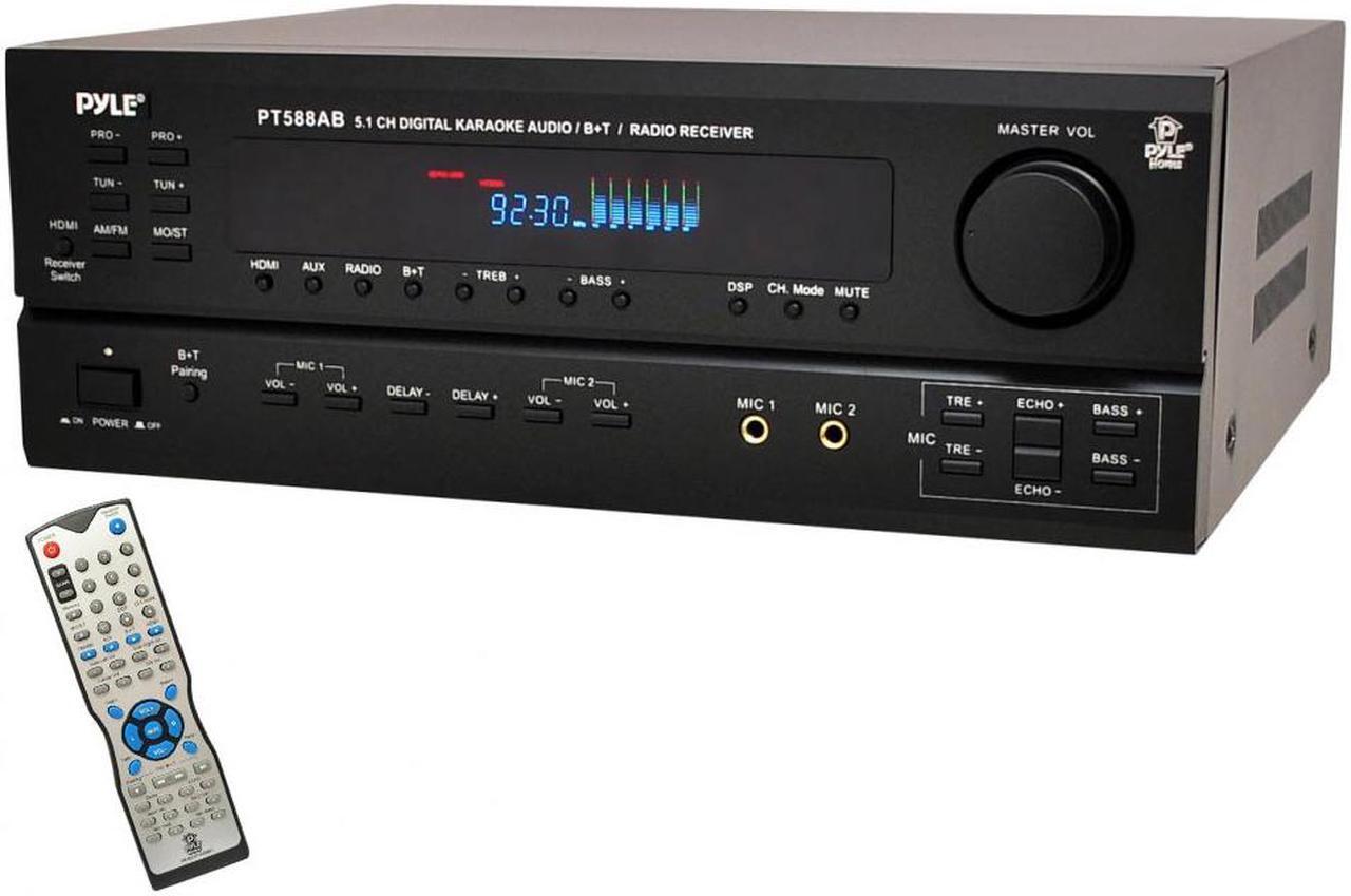 Alt view image 9 of 11 - New Pyle Pt588ab 5.1 Ch Home Theater Am Fm Receiver & Amplifier W/ Bluetooth