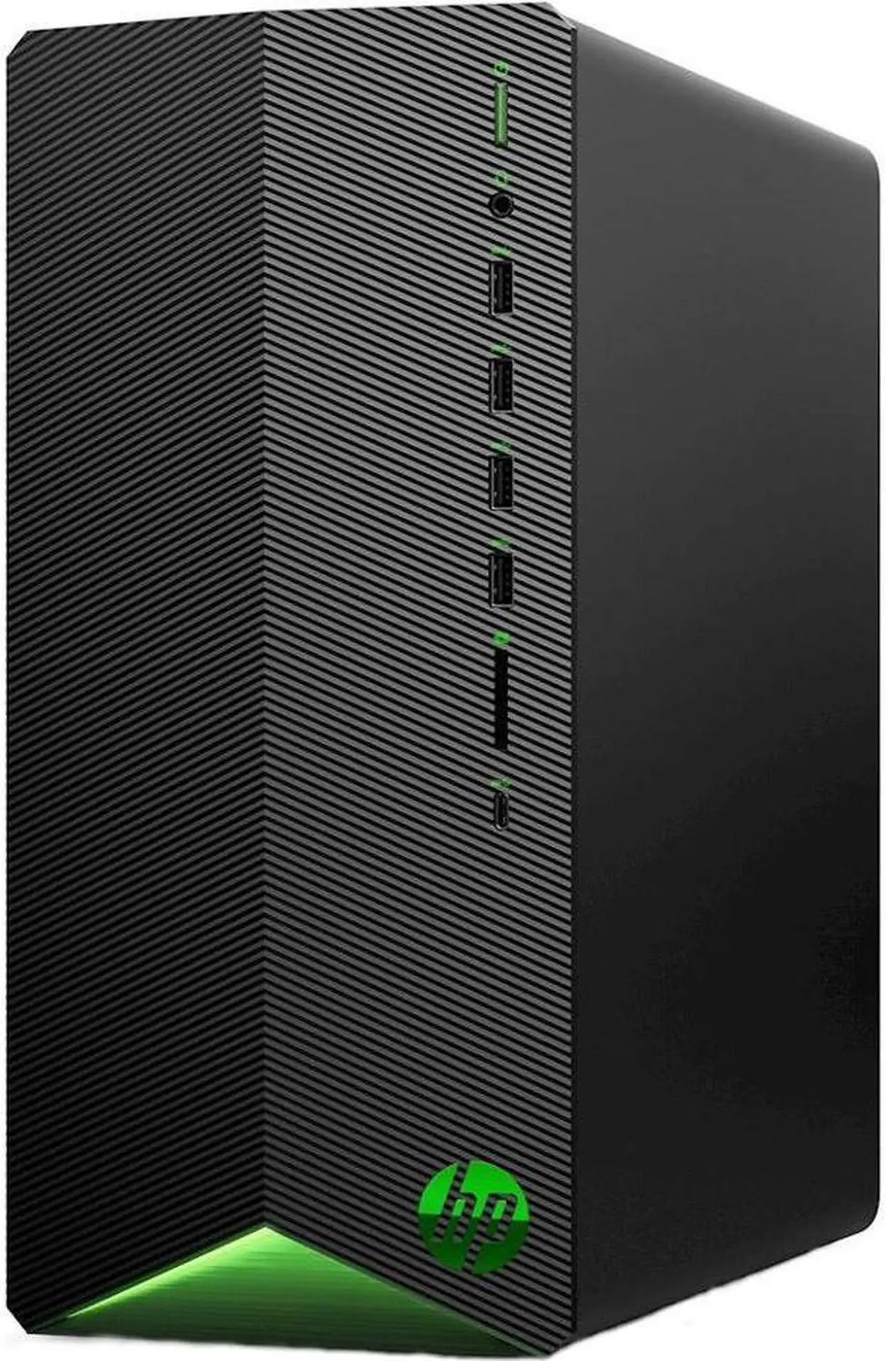 Alt view image 2 of 3 - HP Pavilion Gaming Desktop, AMD Ryzen 5 5600G (3.9 - 4.4GHz), 16GB RAM, 256 GB NVMe SSD + 2TB HDD, AMD Radeon RX 5500 , HDMI, DisplayPort, DVI, Wi-Fi, Bluetooth, Windows 10 Home