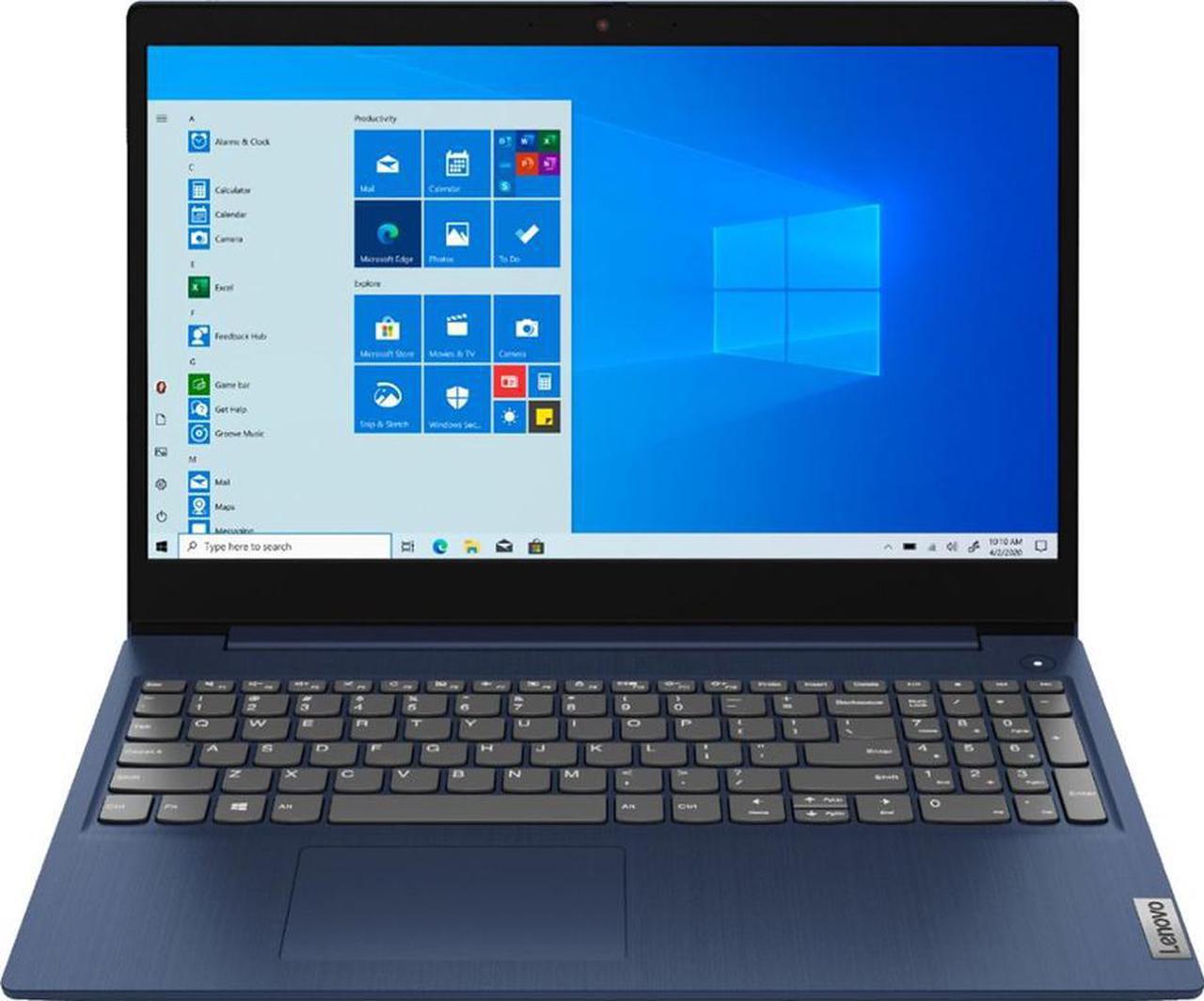 Main image of Lenovo IdeaPad 3 Business Laptop, 15" HD Touch Display, Intel Core I3-10110U Upto 4.1GHz, 8GB RAM, 1TB NVMe SSD, HDMI, Card Reader, Wi-Fi, Bluetooth, Windows 11 Pro/Lone Star Computer Mouse Pad