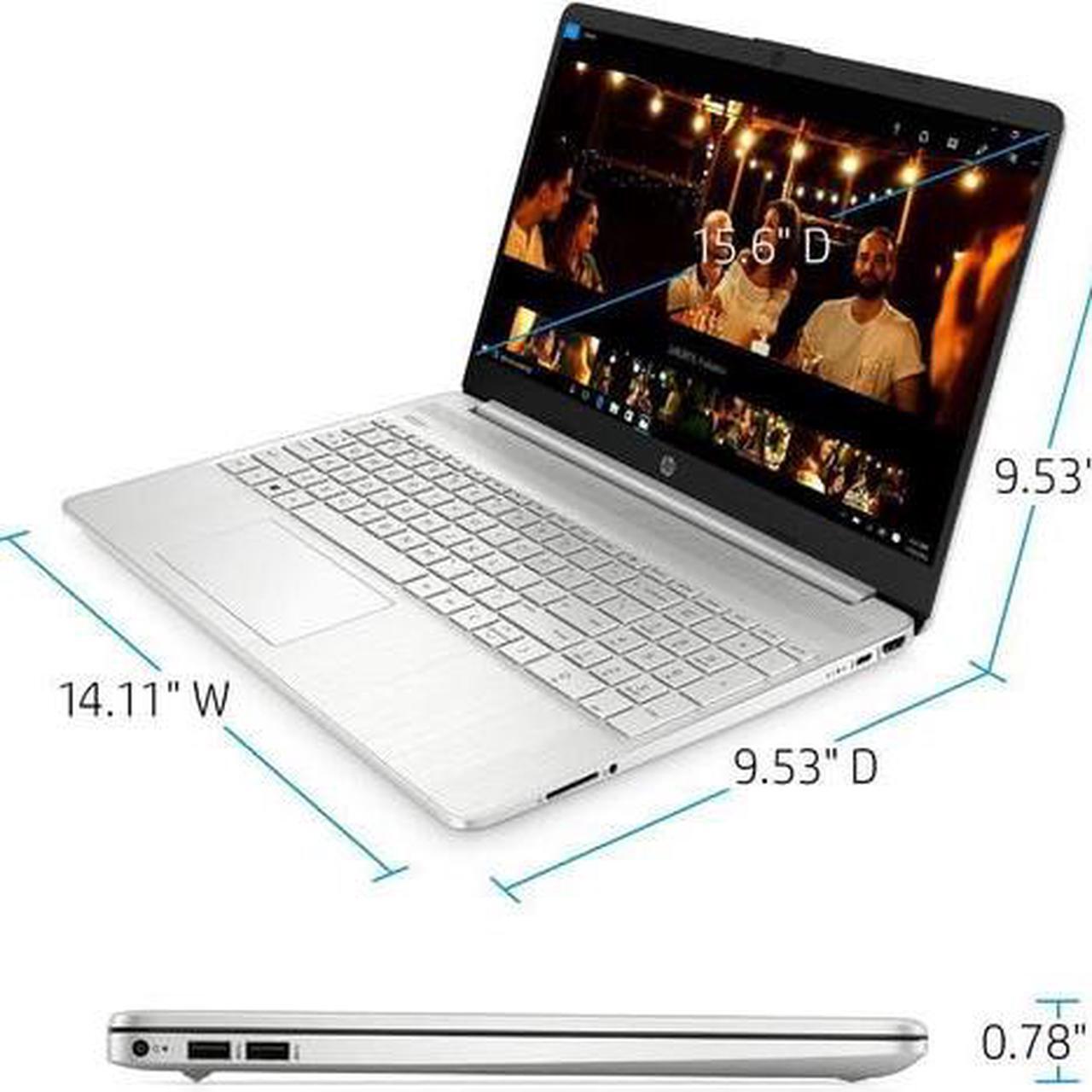 Alt view image 2 of 4 - HP 15.6" HD Touchscreen 250 nits 12th Intel core i3-1215U 16GB RAM 512GB SSD Intel UHD Graphics HDMI 1.4 USB-C 3.02 USB-A 3.0 WebCam Bluetooth Wi-Fi Windows 11 Pro Silver