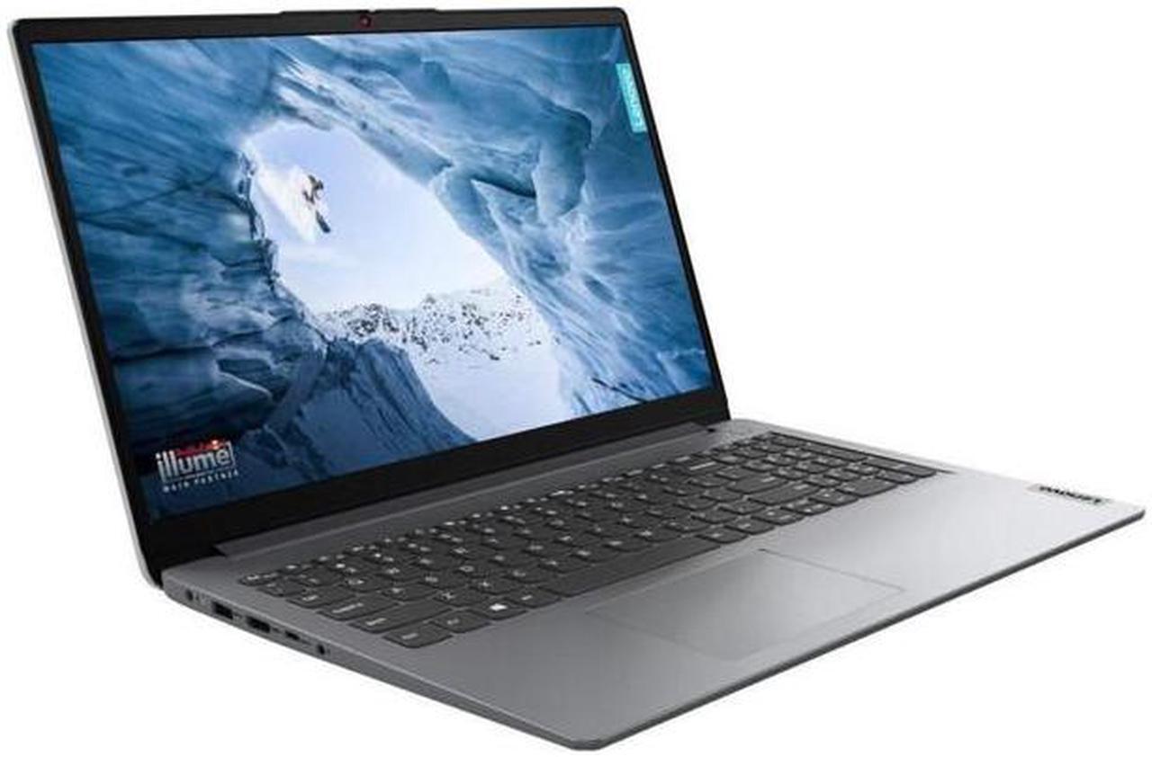 Alt view image 6 of 6 - Lenovo IdeaPad 1i Business&Home Laptop, 15.6" FHD  Display, Intel Core i5-1235U Upto 4.4GHz, 16GB RAM, 256GB NVMe SSD, HDMI, Card Reader, Wi-Fi, Bluetooth, Windows 11 Home/XTREDURA Flash Drive