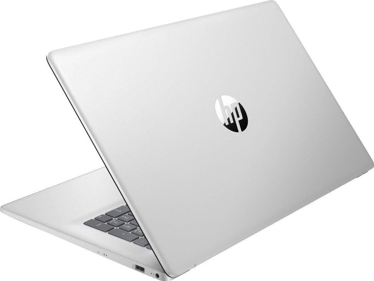 Alt view image 4 of 7 - HP 17 Home & Business Laptop FHD Intel i3-1215U 6-Core, 16GB RAM, 256GB PCIe SSD, Intel UHD, 17.3", Wifi, Bluetooth, Webcam, Natural Silver, Windows 10 Home/XTREDURA FLASH DRIVE