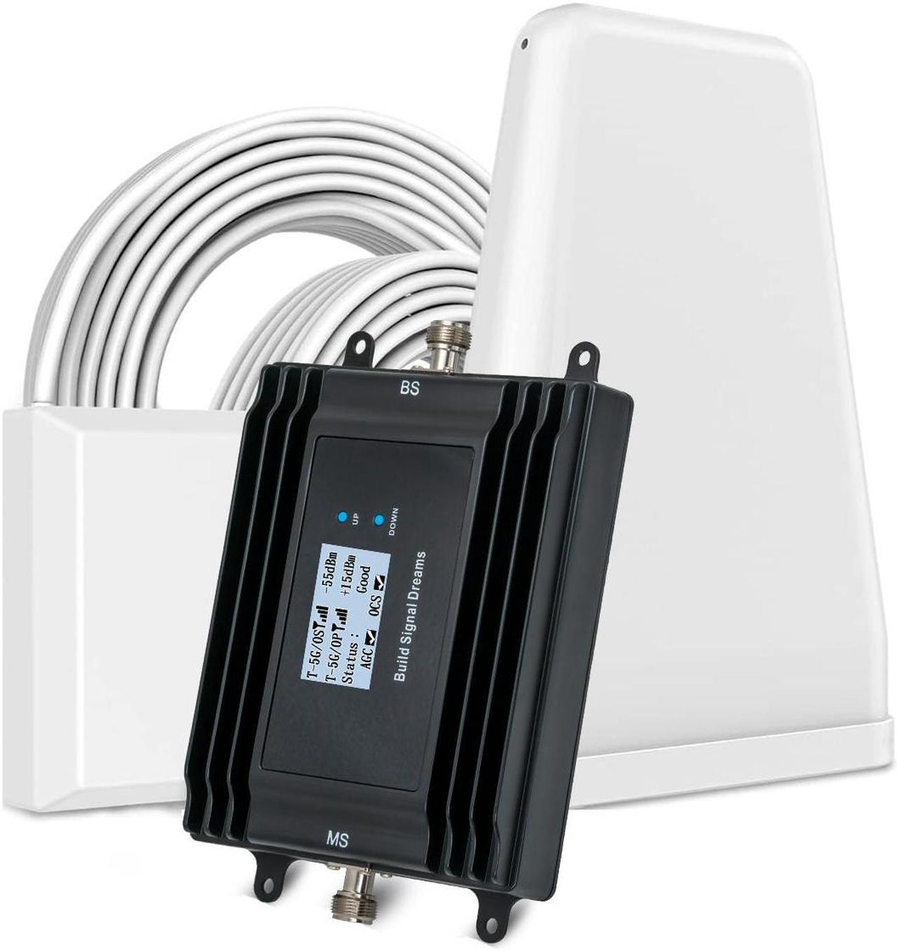 Main image of EasyBoost 5G Signal Booster For T-mobile Sprint U.S.Cellular 600Mhz B71 4G 5G Signal Repeater Amplifier Smart LCD With Full Kit For Home/Office/Apartment Coverage Up To 8,000 Sq ft