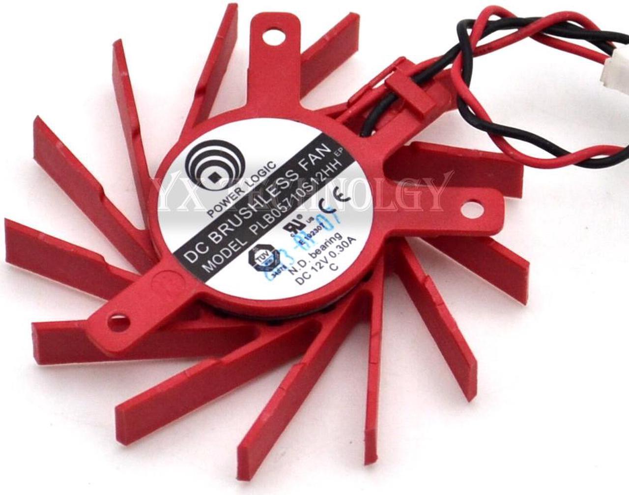 Main image of video card fan HD5550 5570 5670 V4800 Professional graphics card fan PLB05710S12HH 5.1cm diameter 12V 0.30A