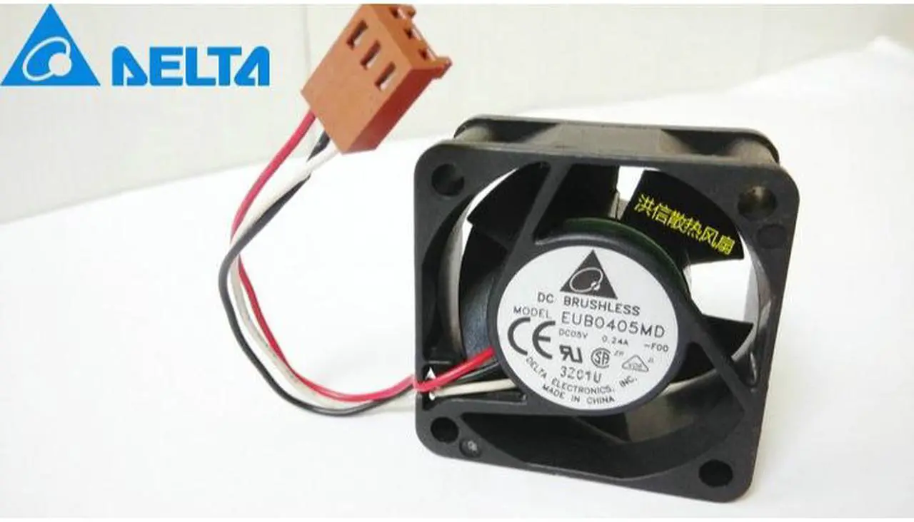 Main image of 4020 EUB0405MD -FOO DC5V 0.24A Delta 4CM switch server silent fan 20pcs/lot