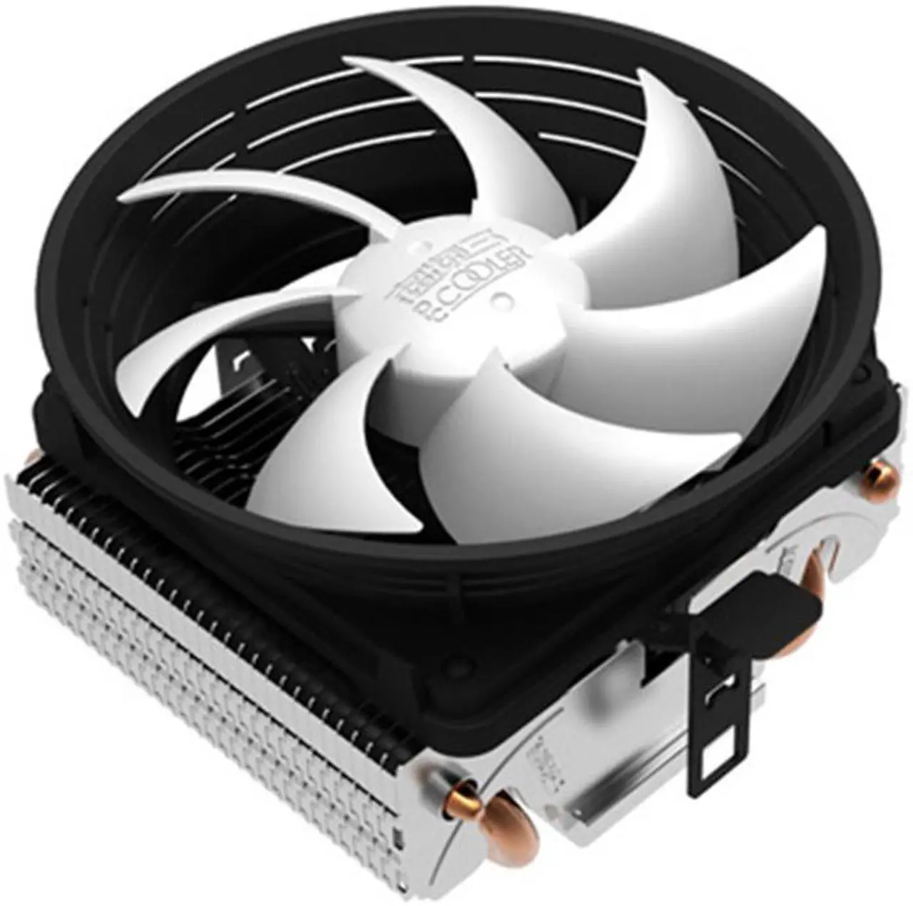 Alt view image 3 of 4 - V4 2 Heat pipe CPU Cooler Radiator 10cm quiet fan For AMD AM3 AM2 Intel LGA 775 1151 1150 1155 1156 CPU Cooling fan