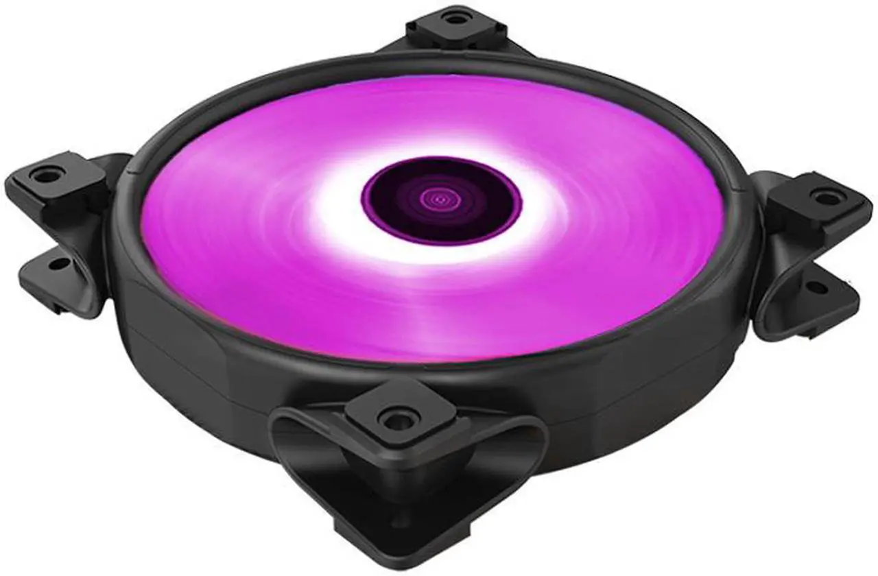 Alt view image 4 of 6 - GI-AH120 CPU Water Cooler 120mm RGB 4PIN Quiet PWM Fan For AMD AM4 AM3 intel 2011 2066 115X CPU Liquid Cooling Radiator